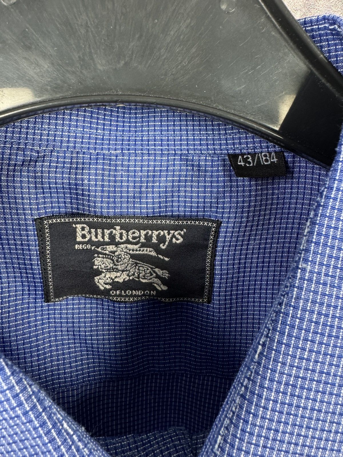 Burberry Men’s Burberrys Shirt Button Up Luxury Vintage Size 43/184 Size US XXL / EU 58 / 5 - 8 Thumbnail