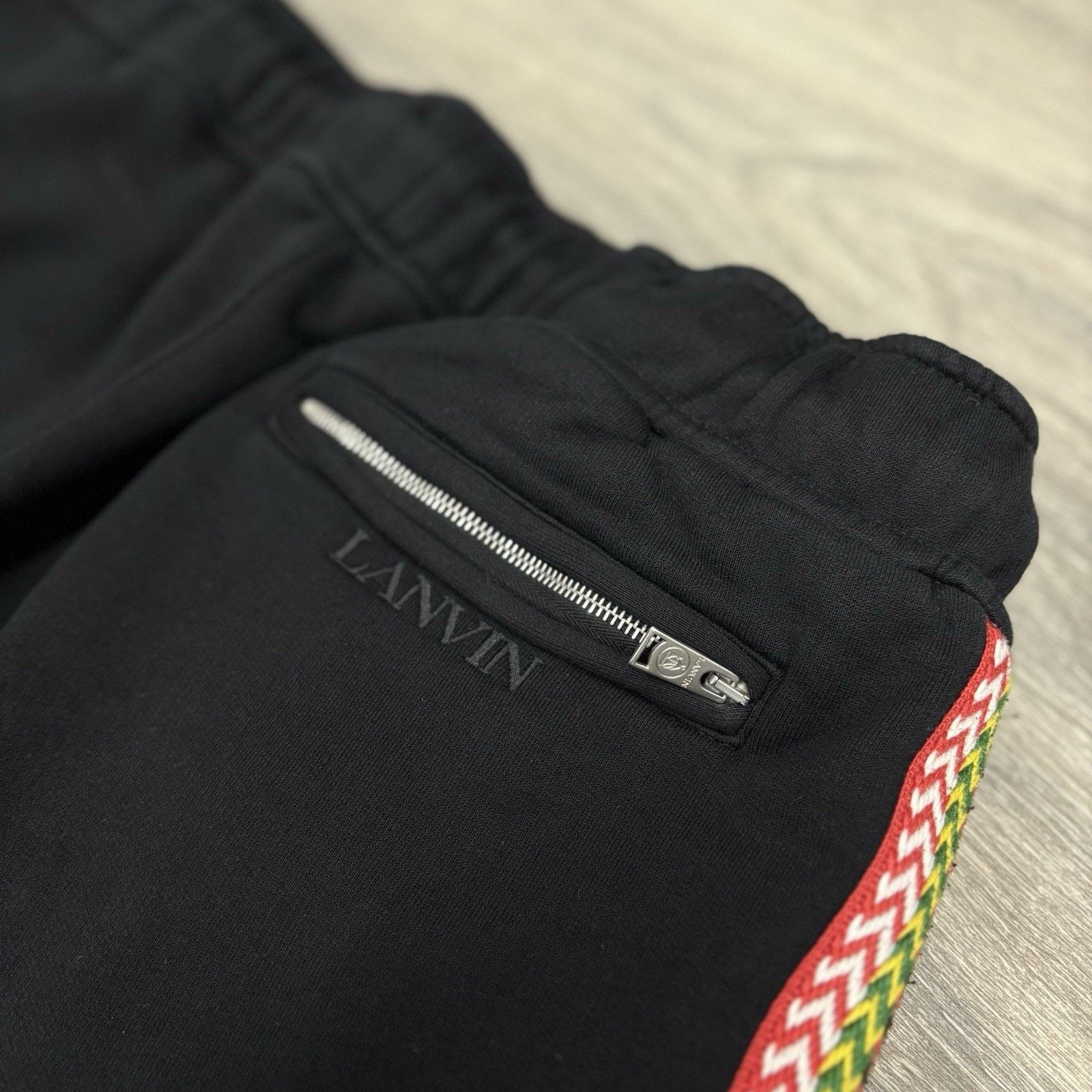 Lanvin Lanvin Curb Lace Sweatpants ' Black Multi Color ' | GREAT! Size US 33 - 10 Thumbnail