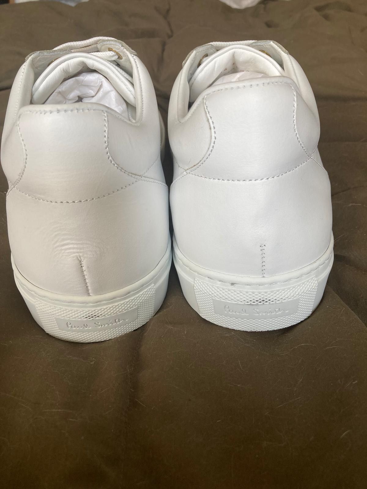 Paul Smith Paul Smith Fermi White Leather Sneakers Size US 12 / EU 45 - 7 Thumbnail