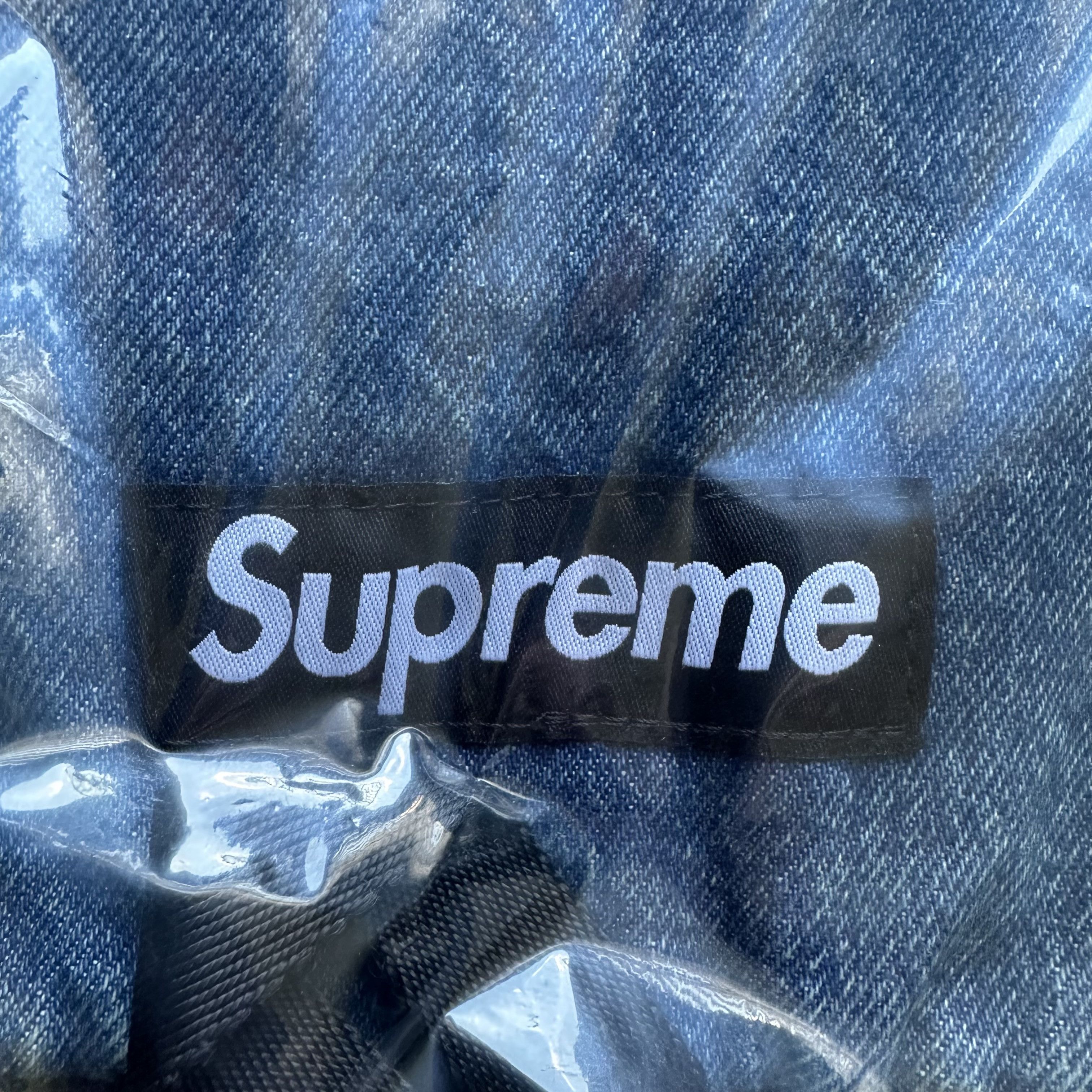 Supreme SUPREME FW25 'Washed Indigo' DENIM BACKPACK OS Size ONE SIZE - 11 Thumbnail