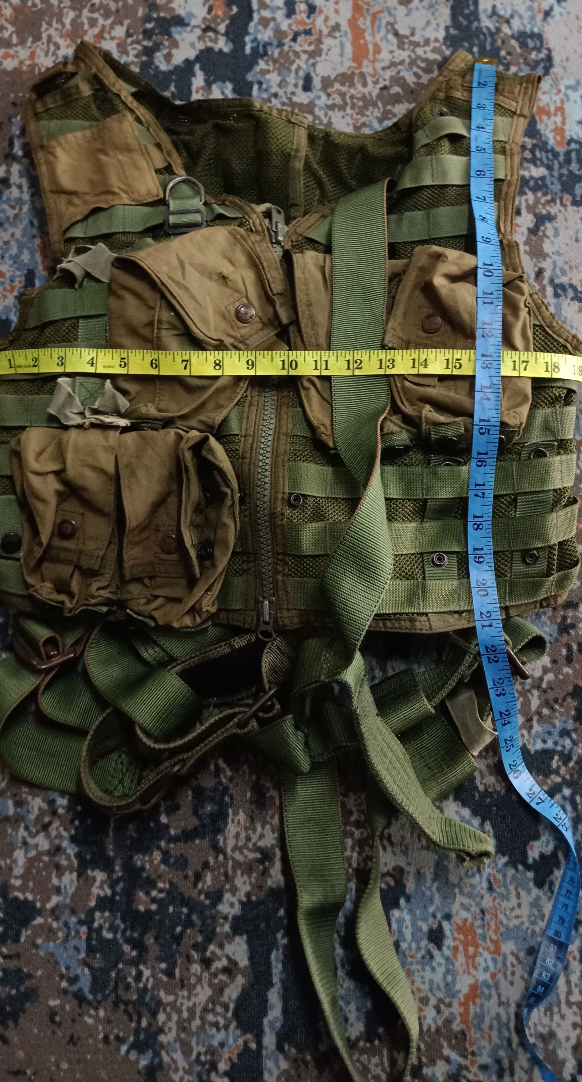 Vintage RARE🔥🔥US Army Survival Vest CWU-33/P22P-18 Size US M / EU 48-50 / 2 - 25 Thumbnail