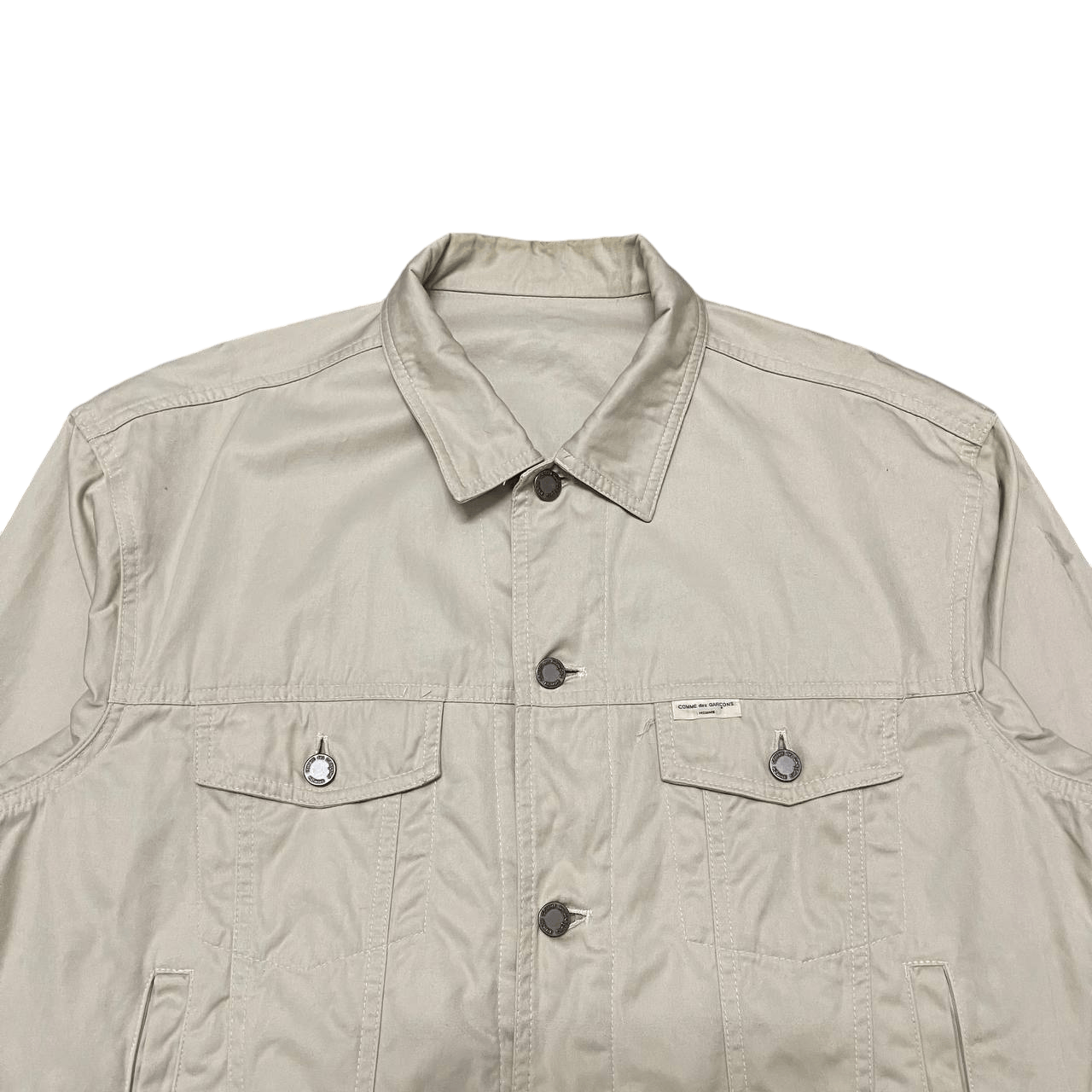 Comme des Garcons Homme AD1990 Comme Des Garcons Homme Trucker Jacket Size US M / EU 48-50 / 2 - 2 Thumbnail