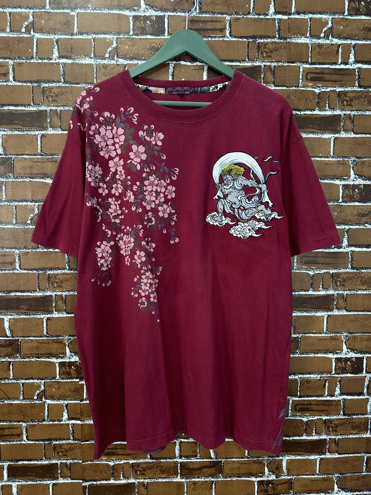 Karakuri Tamashii Karakuri Tamashi Sukajan Harajuku Tshirt A949 Size US L / EU 52-54 / 3 - 1 Thumbnail