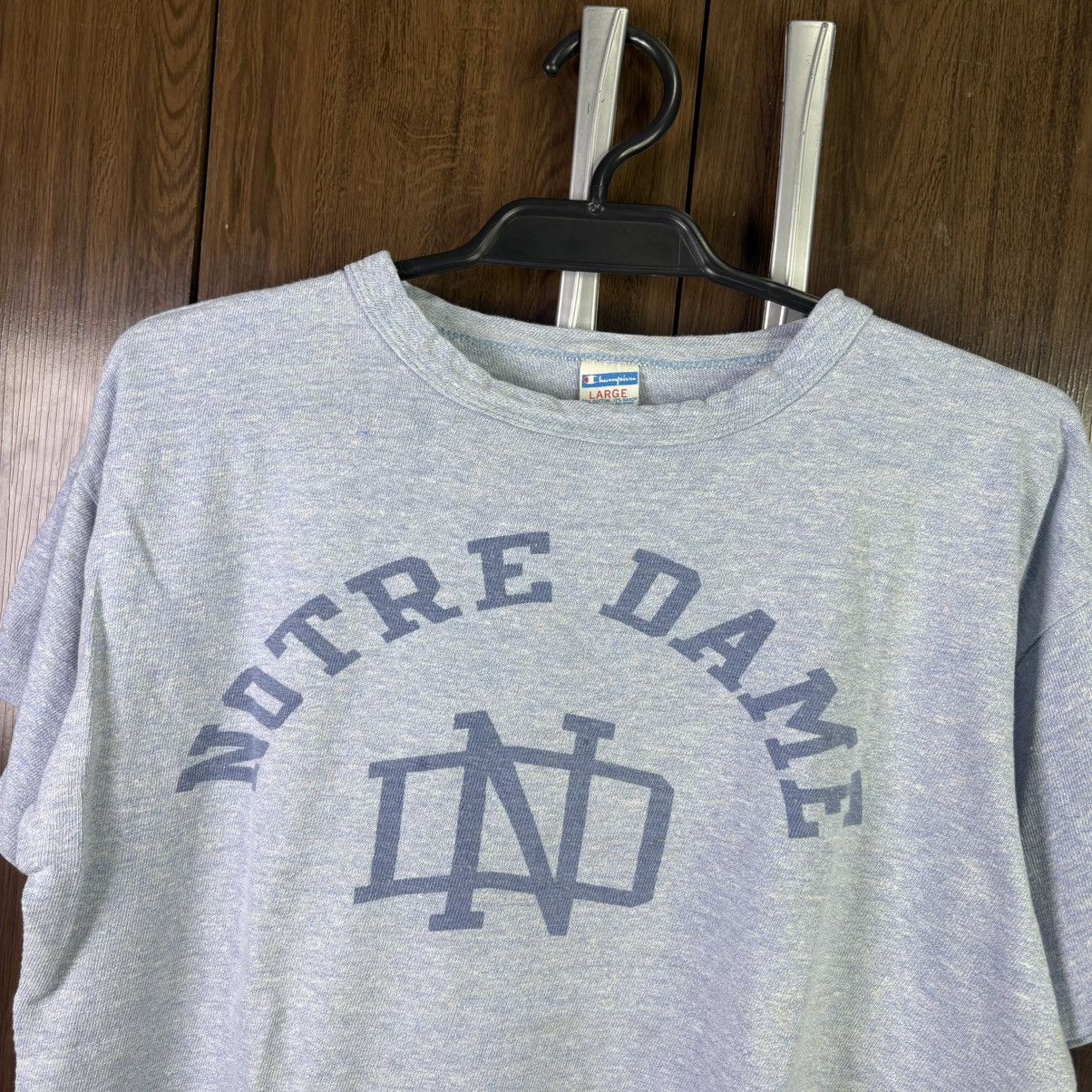 Champion champion notre dame vintage tee Size US S / EU 44-46 / 1 - 2 Thumbnail
