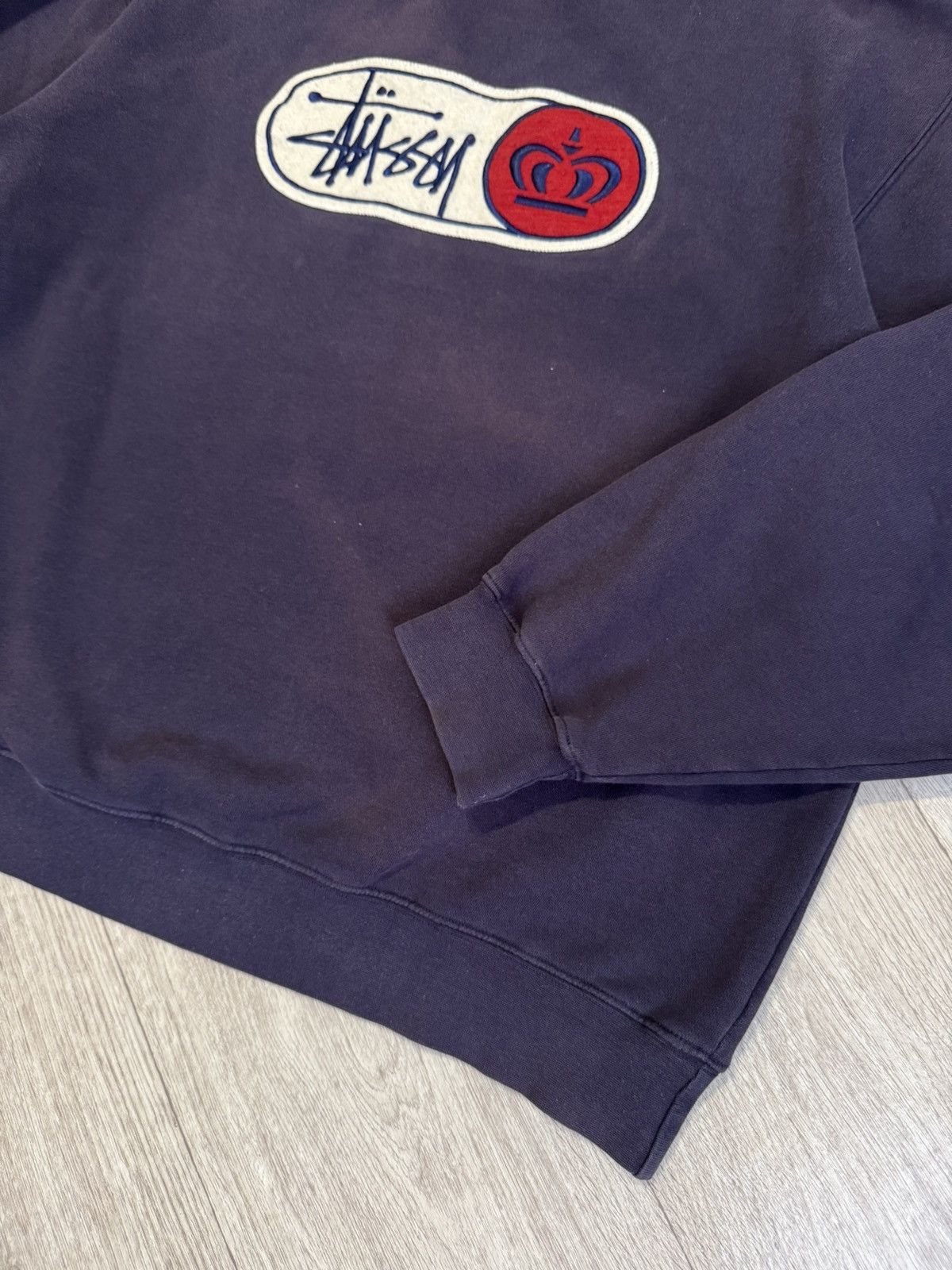 Stussy 🔷Rare Vintage Stussy Big logo Sweatshirt 90s🔷 Size US L / EU 52-54 / 3 - 3 Thumbnail