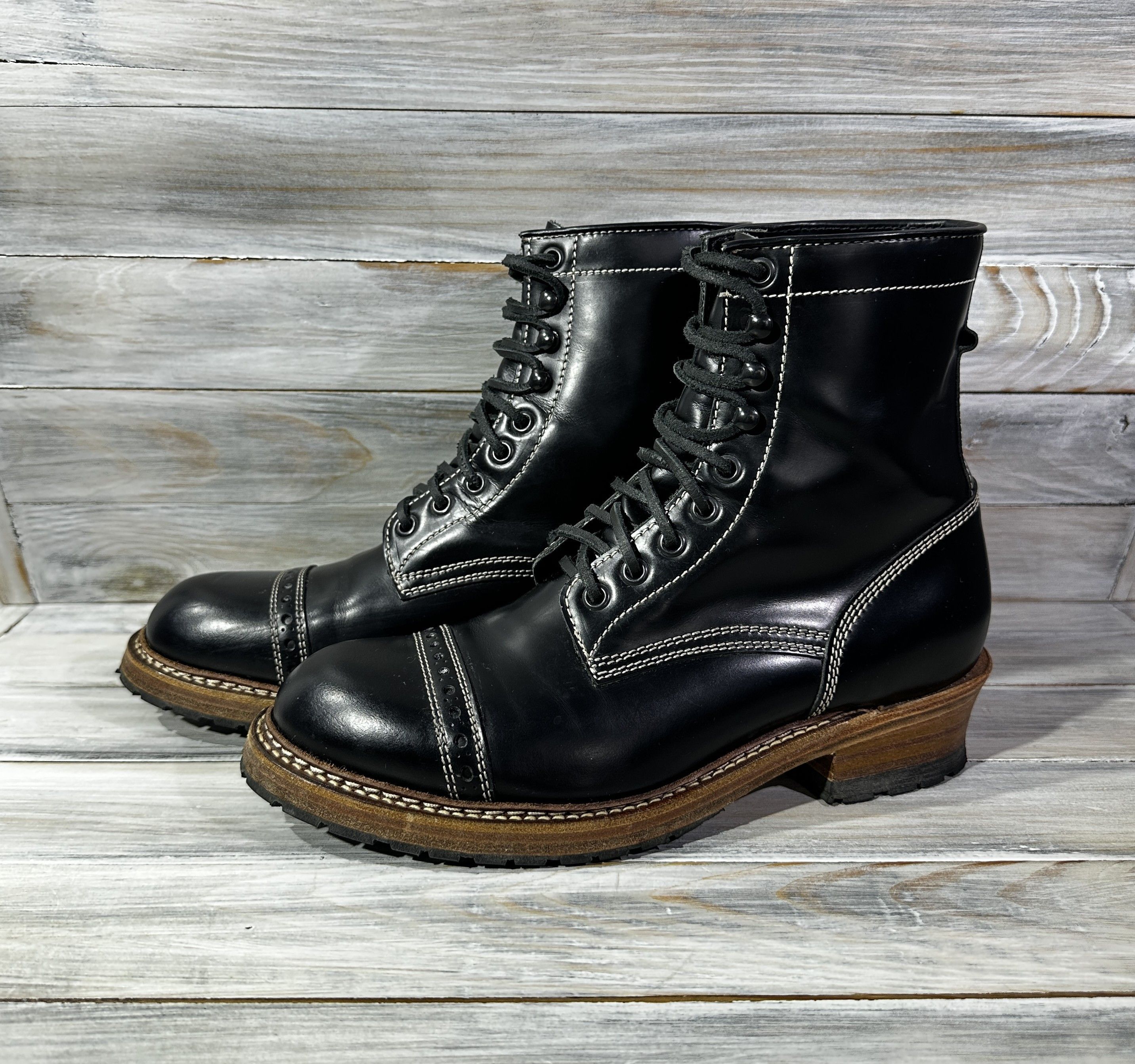 Cowboy Equipment Sandmann Allbright Leather Boots MadeInSpain Western Cowboy Size US 8 / IT 38 - 18 Thumbnail