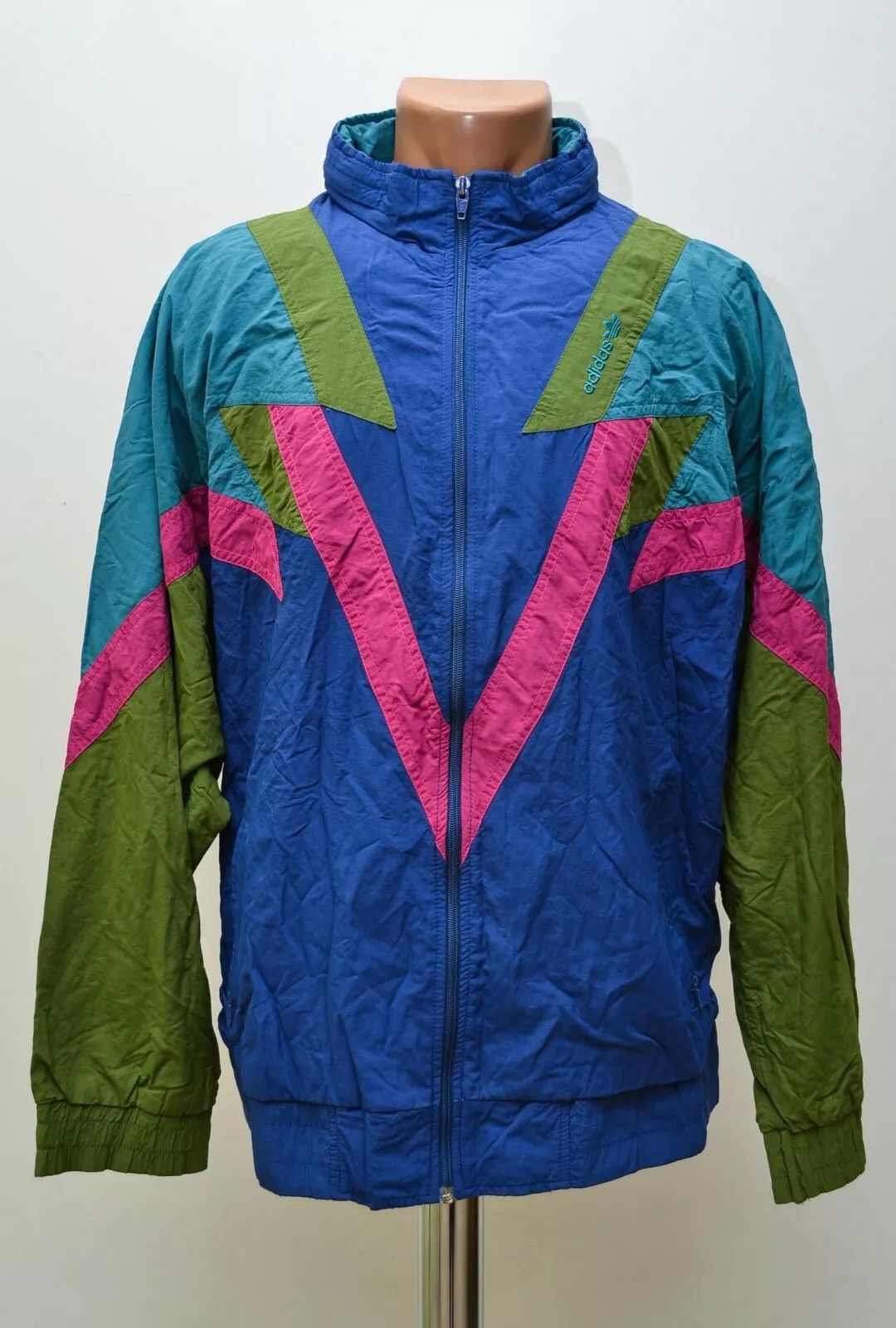 Adidas ADIDAS VINTAGE 1980'S FOOTBALL JACKET JERSEY ADIDAS SIZE L Size US L / EU 52-54 / 3 - 1 Thumbnail