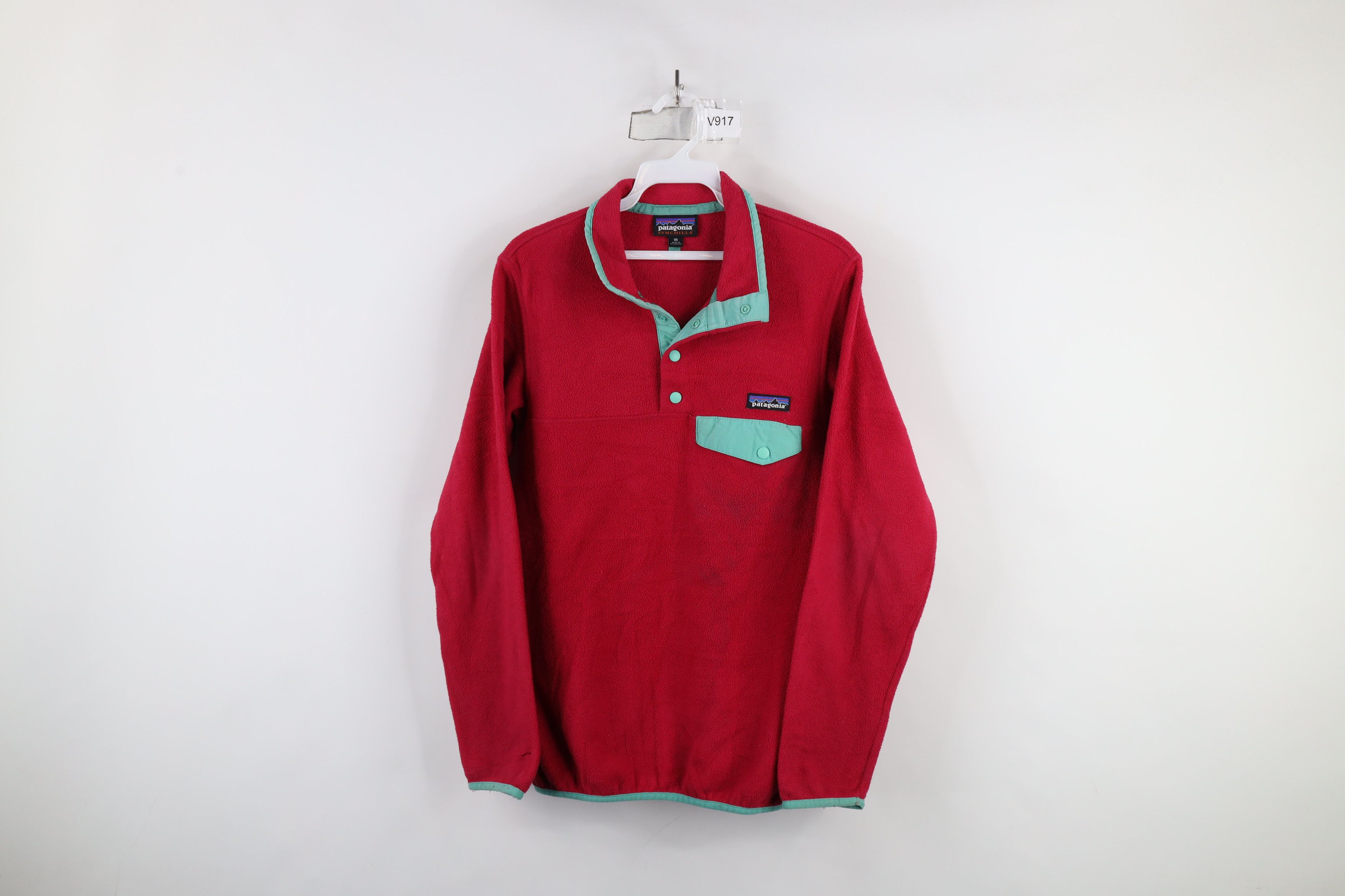Patagonia × Vintage Vintage Patagonia Synchilla Snap T Fleece Pullover Sweater Size XS / US 0-2 / IT 36-38 - 1 Thumbnail