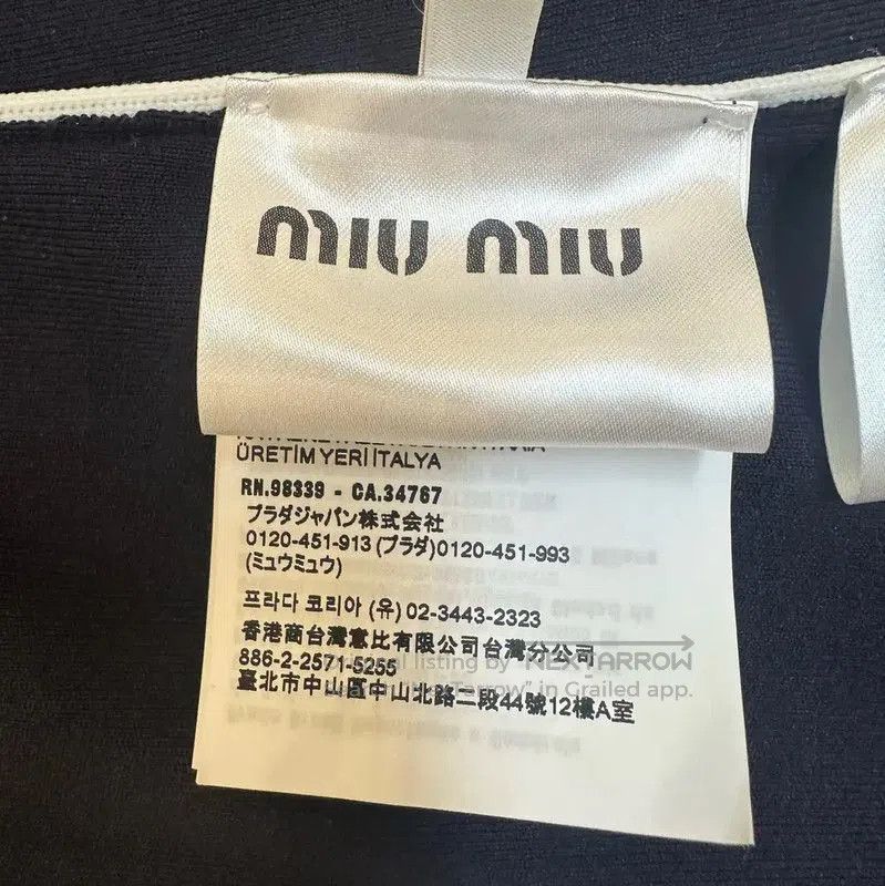 Miu Miu Miu Miu Women's Dark Blue Jacket . Size M / US 6-8 / IT 42-44 - 4 Thumbnail