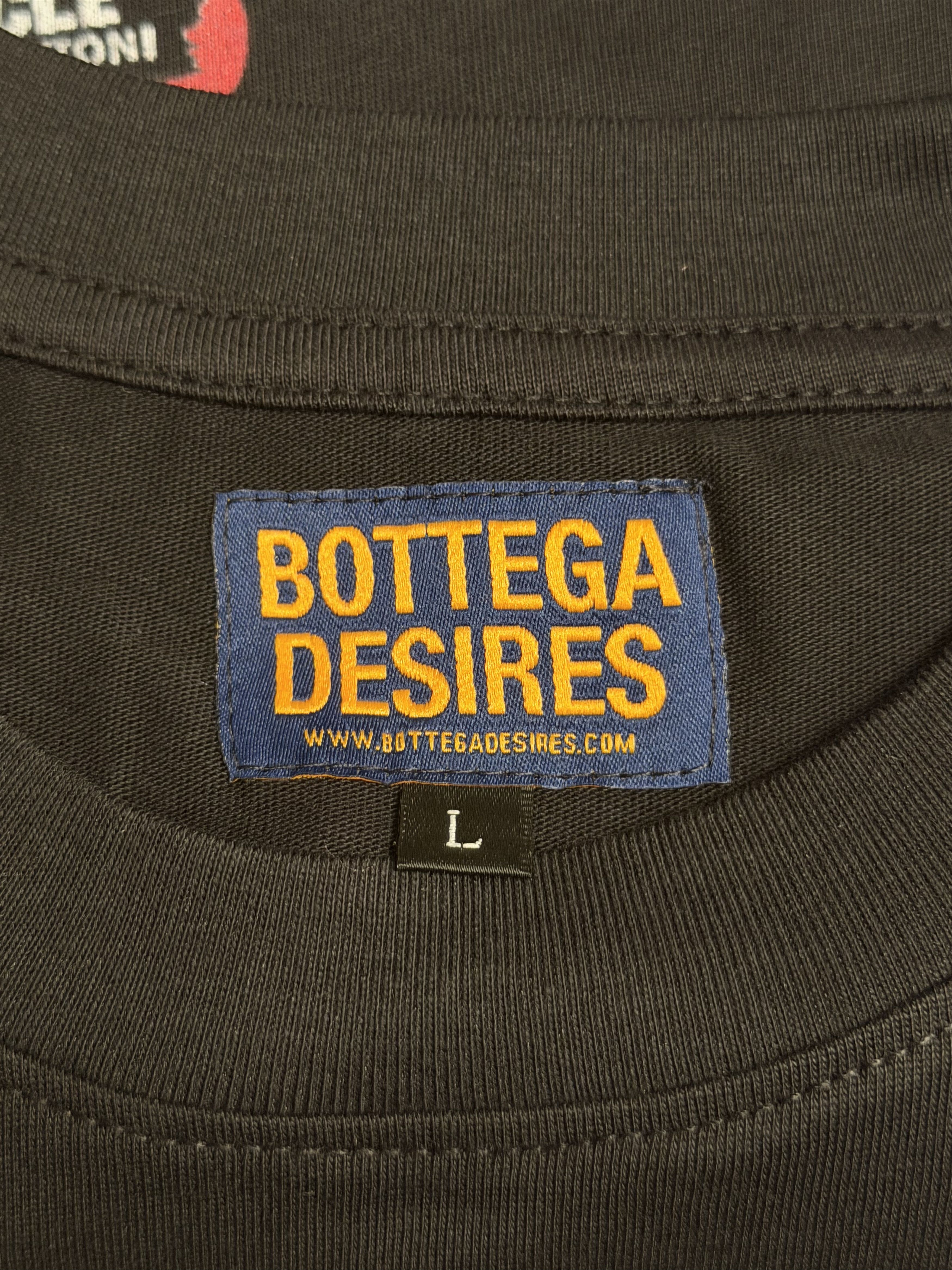 Bottega Desires Bottega Desires Black Racing Tee Size US L / EU 52-54 / 3 - 3 Thumbnail