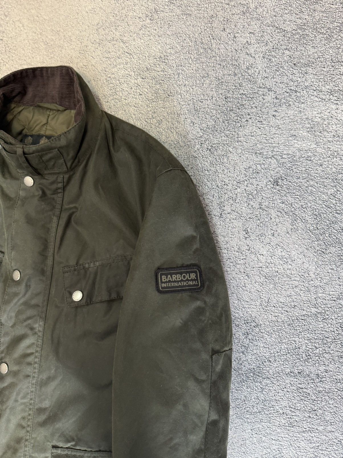 Barbour Barbour International Duke Waxed Jacket Men M MWX0337 Biker Size US M / EU 48-50 / 2 - 6 Thumbnail