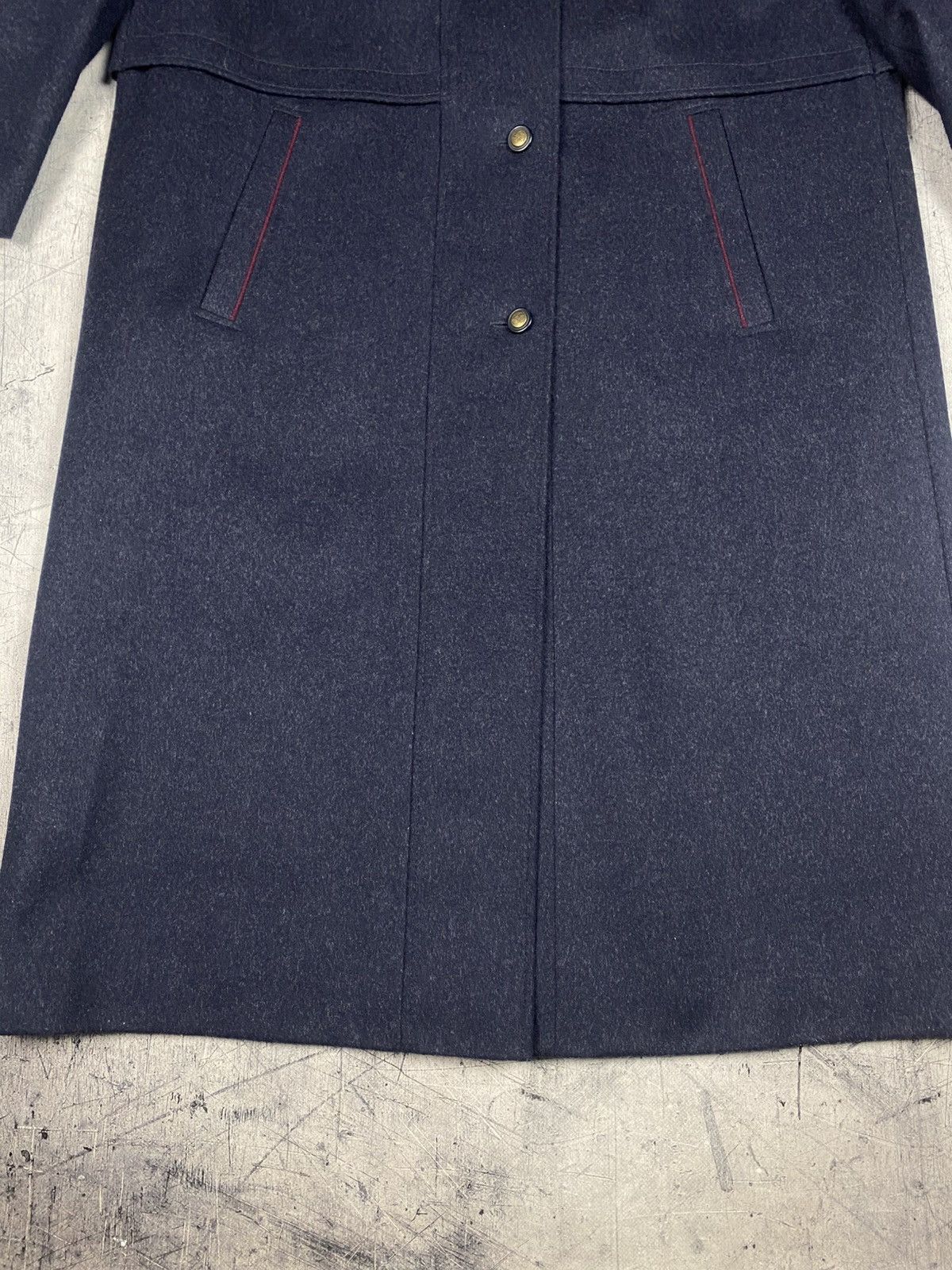 Other Vintage German Loden Wool Long Coat – Made in Germany Size XL / US 12-14 / IT 48-50 - 7 Thumbnail