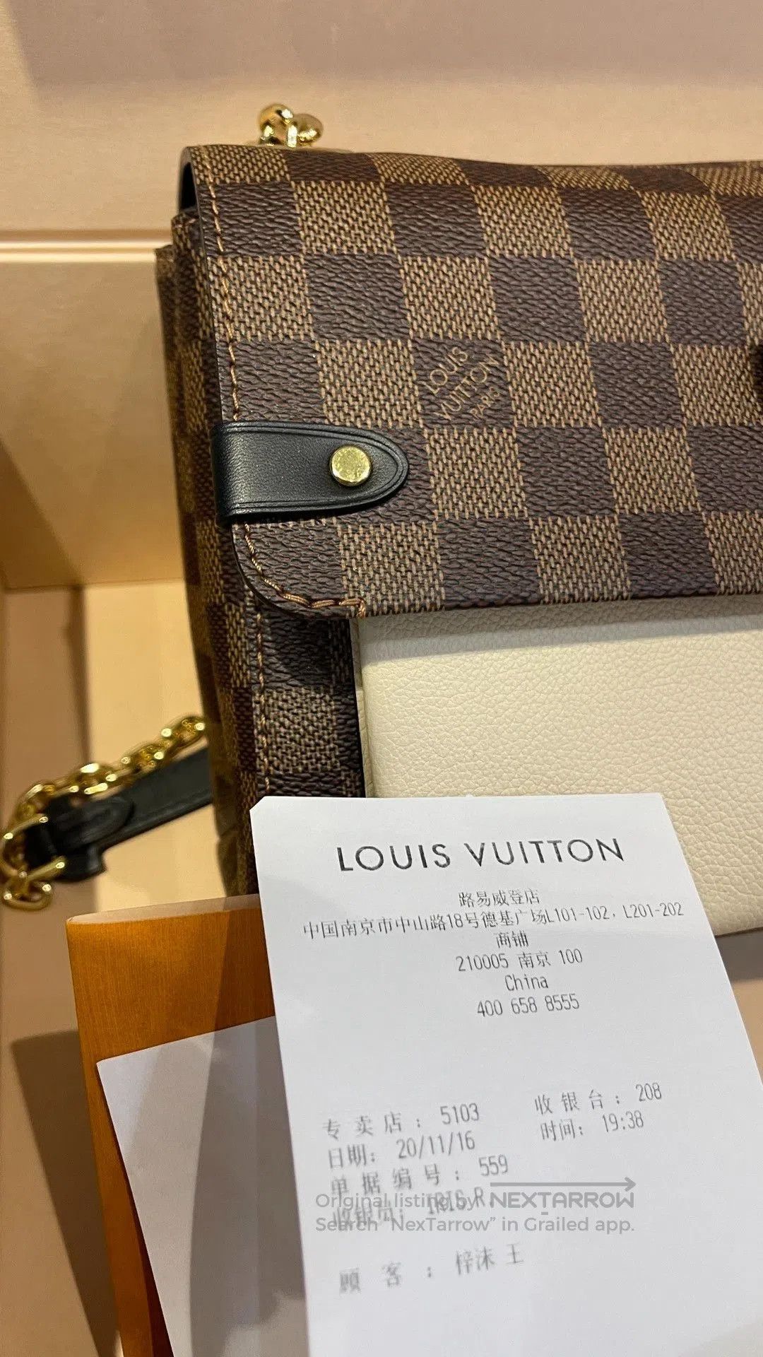 Louis Vuitton Louis Vuitton Damier Ebene Vivian Bag. Size ONE SIZE - 3 Thumbnail