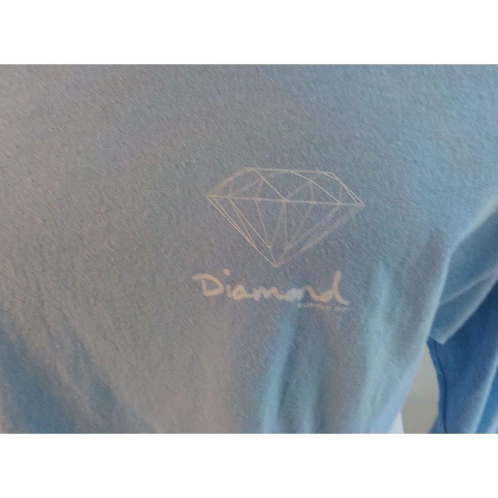 Diamond Supply Co. Diamond Supply Co Long Sleeve Crew Neck T Shirt Diamond Logo Light Blue Cotton L Mens Regular Size Large Size US L / EU 52-54 / 3 - 2 Thumbnail