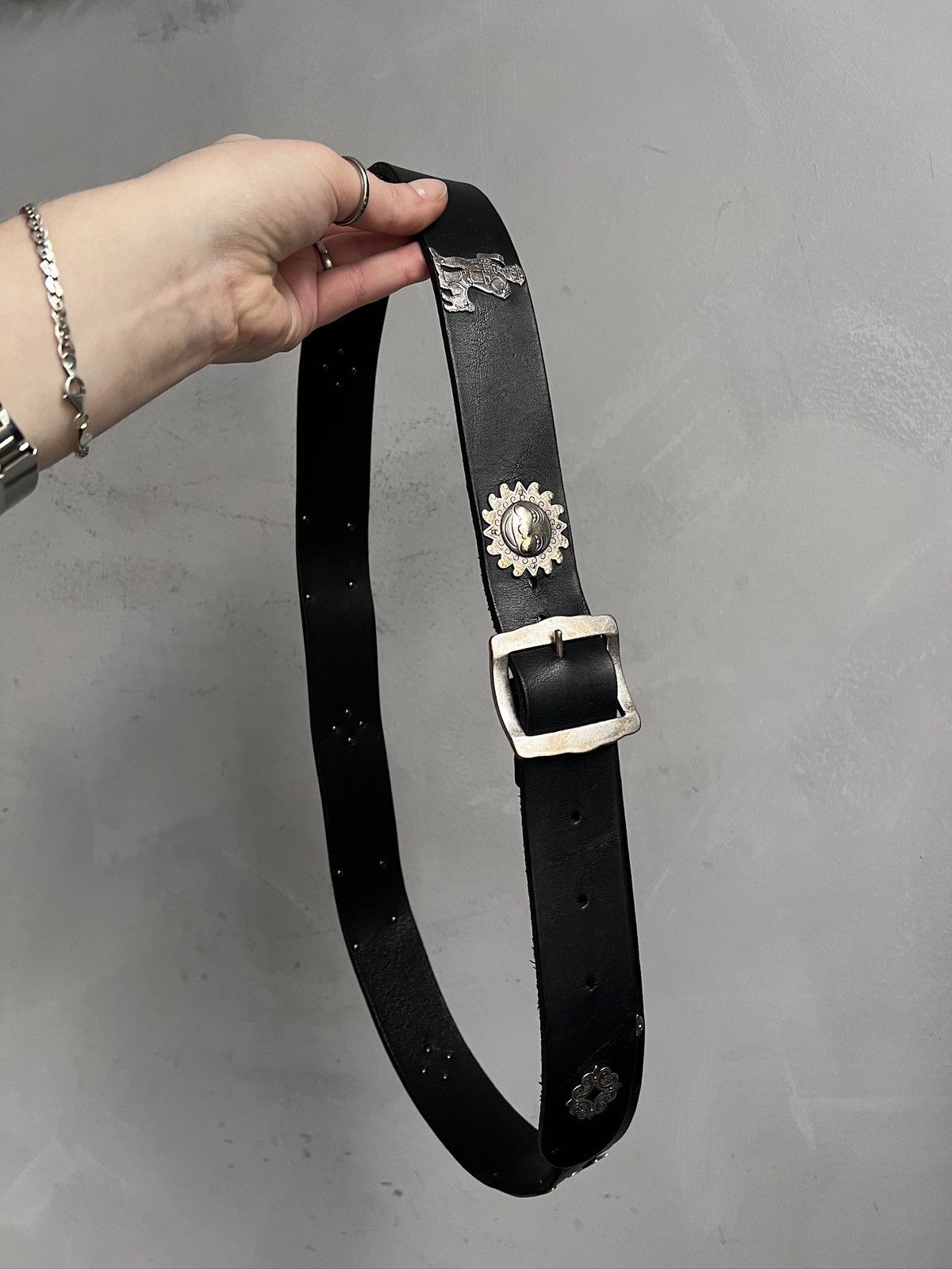 Hysteric Glamour Hysteric glamour style Etro leather avant garde belt y2k Size ONE SIZE - 3 Thumbnail