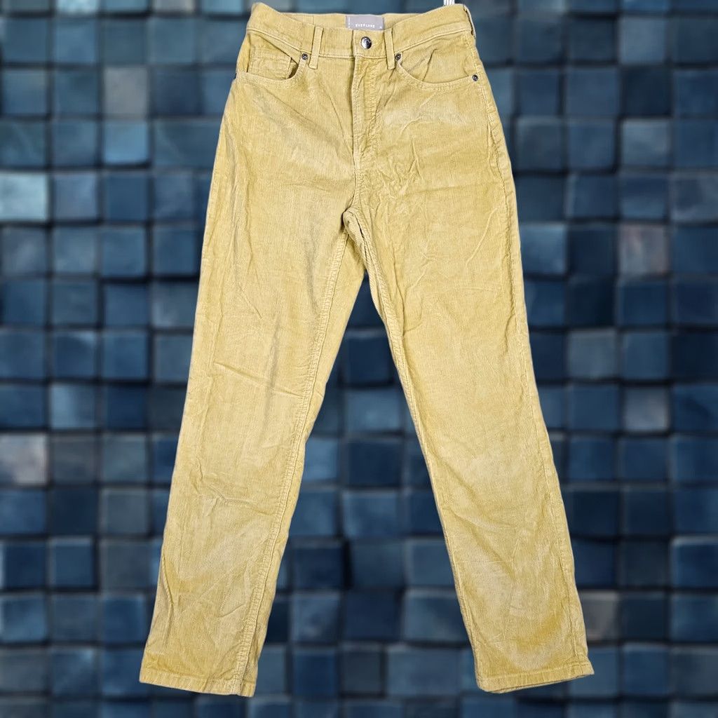 Everlane Everlane Pants Mid-Rise Corduroy Yellow Size 26 Women’s Size 26" / US 2 / IT 38 - 1 Thumbnail
