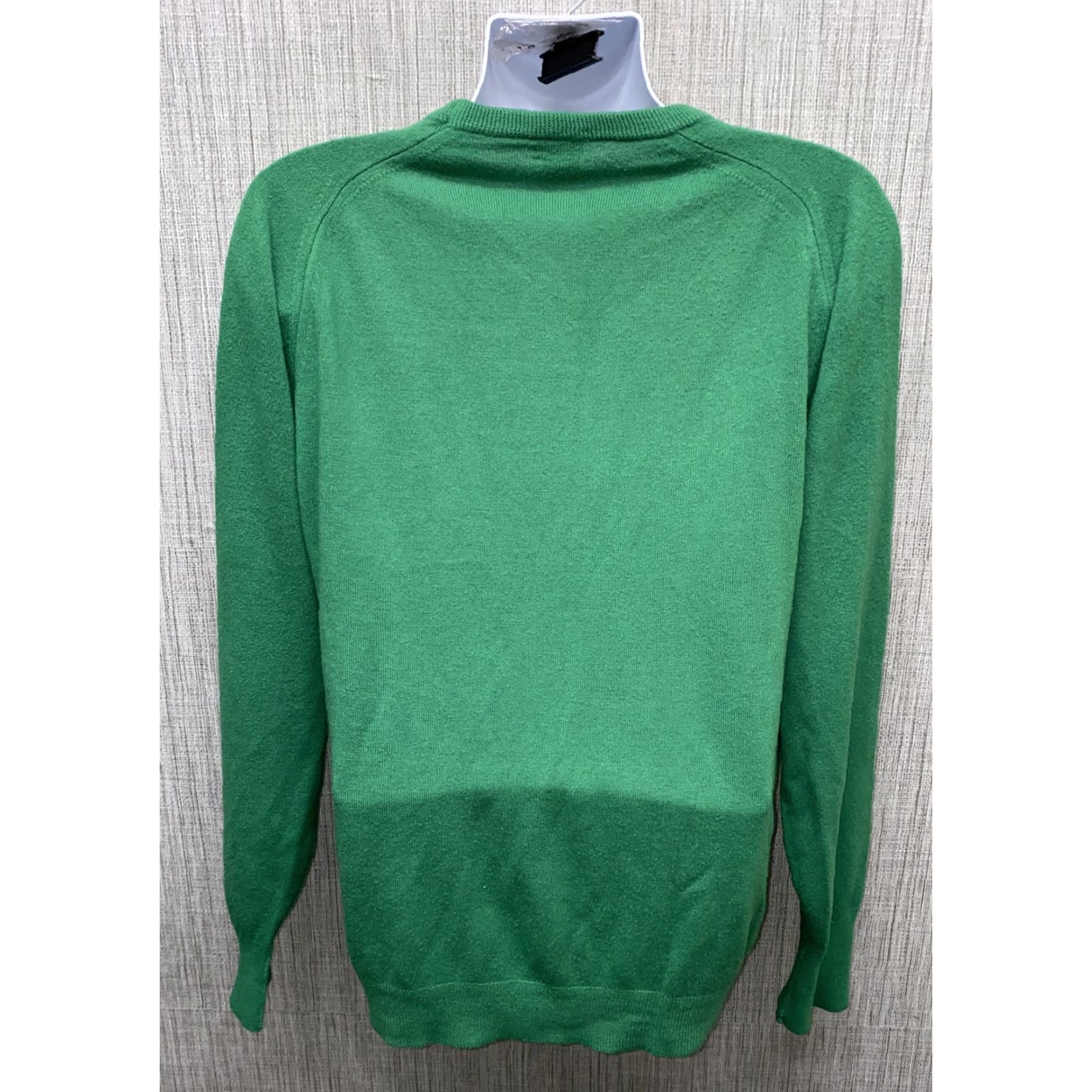 Vintage DIFFINI Knitwear Mens V-Neck Sweater Green Long Sleeve Size L USA Made Size US L / EU 52-54 / 3 - 5 Thumbnail