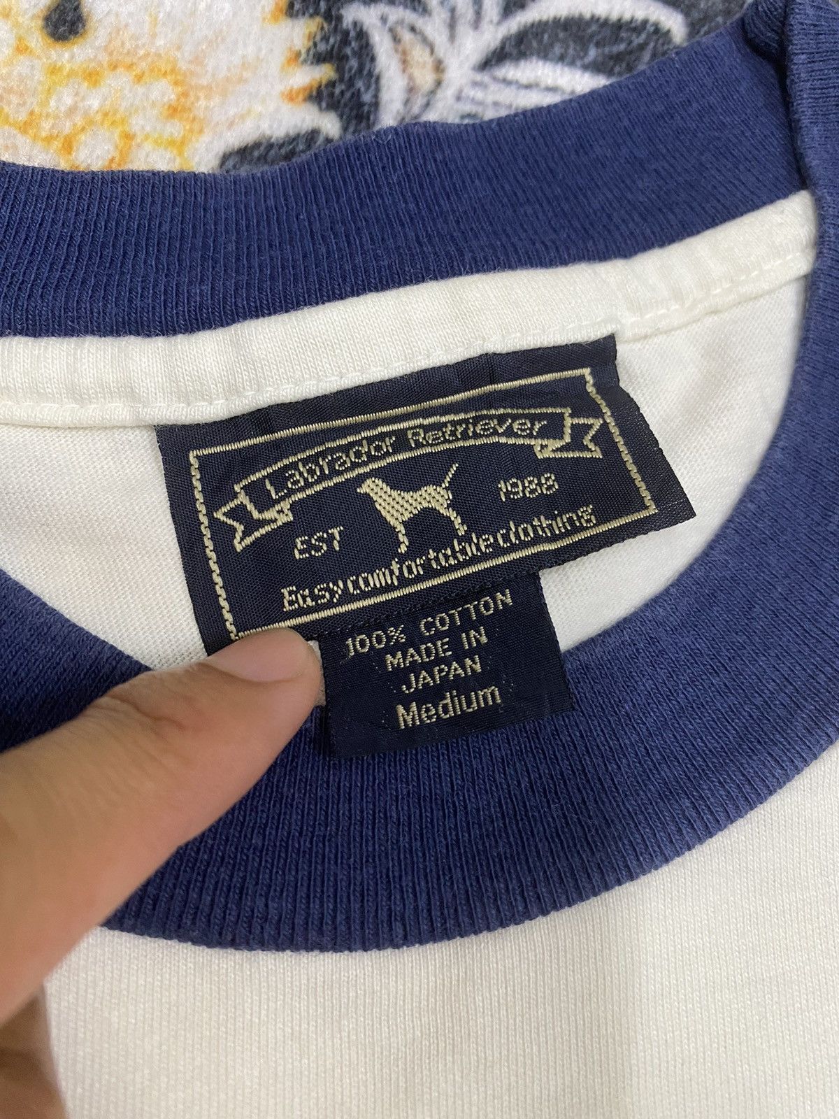 Japanese Brand × Vintage VINTAGE RINGER LABRADOR RETRIEVER DOG RARE TEE Size M / US 6-8 / IT 42-44 - 3 Thumbnail