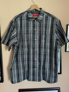 Supreme Supreme SS23 Metallic Plaid Lurex Short sleeve Shirt | Grailed