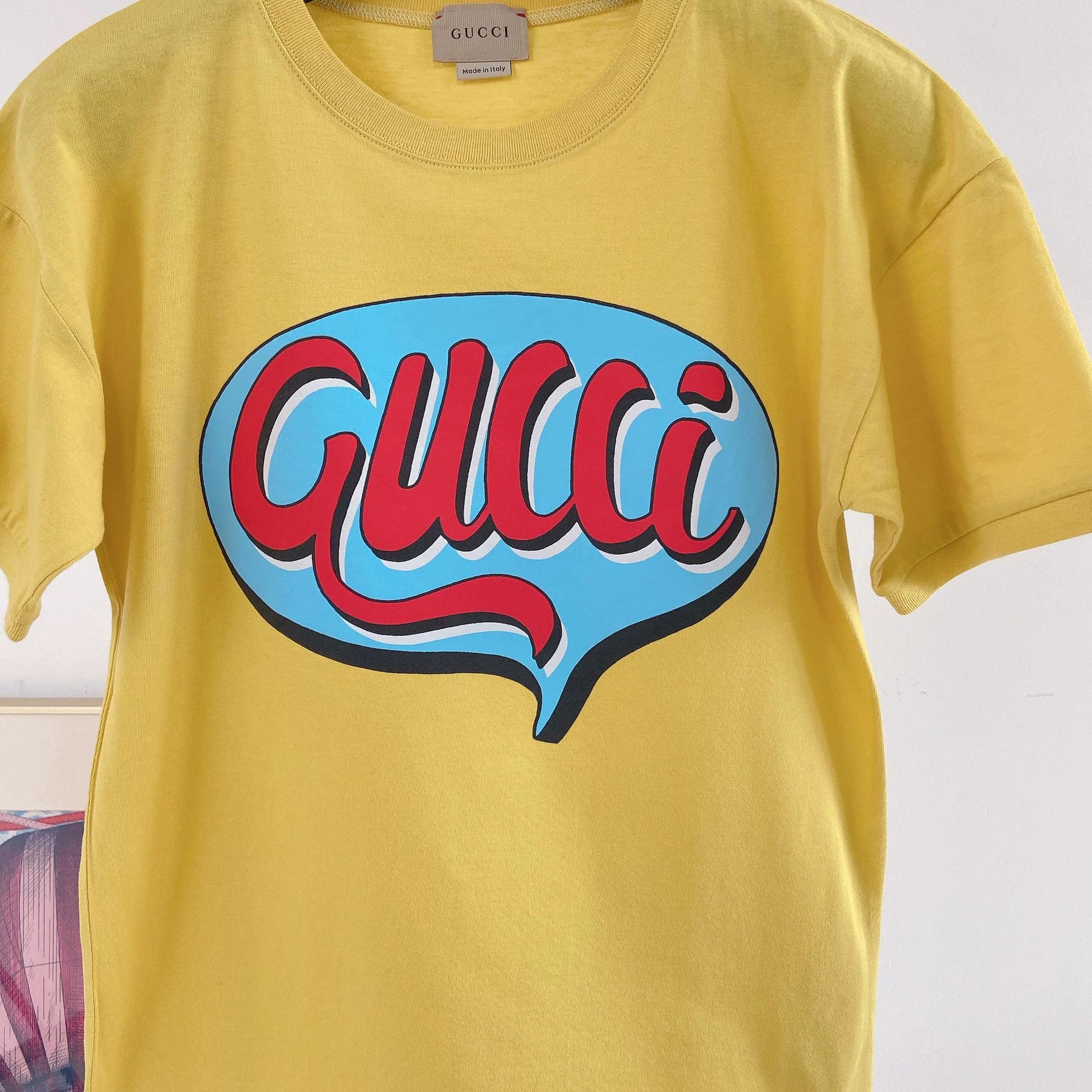 Gucci Gucci Yellow Letter T-Shirt 10Y Size XXS / US 00 / IT 34 - 5 Thumbnail