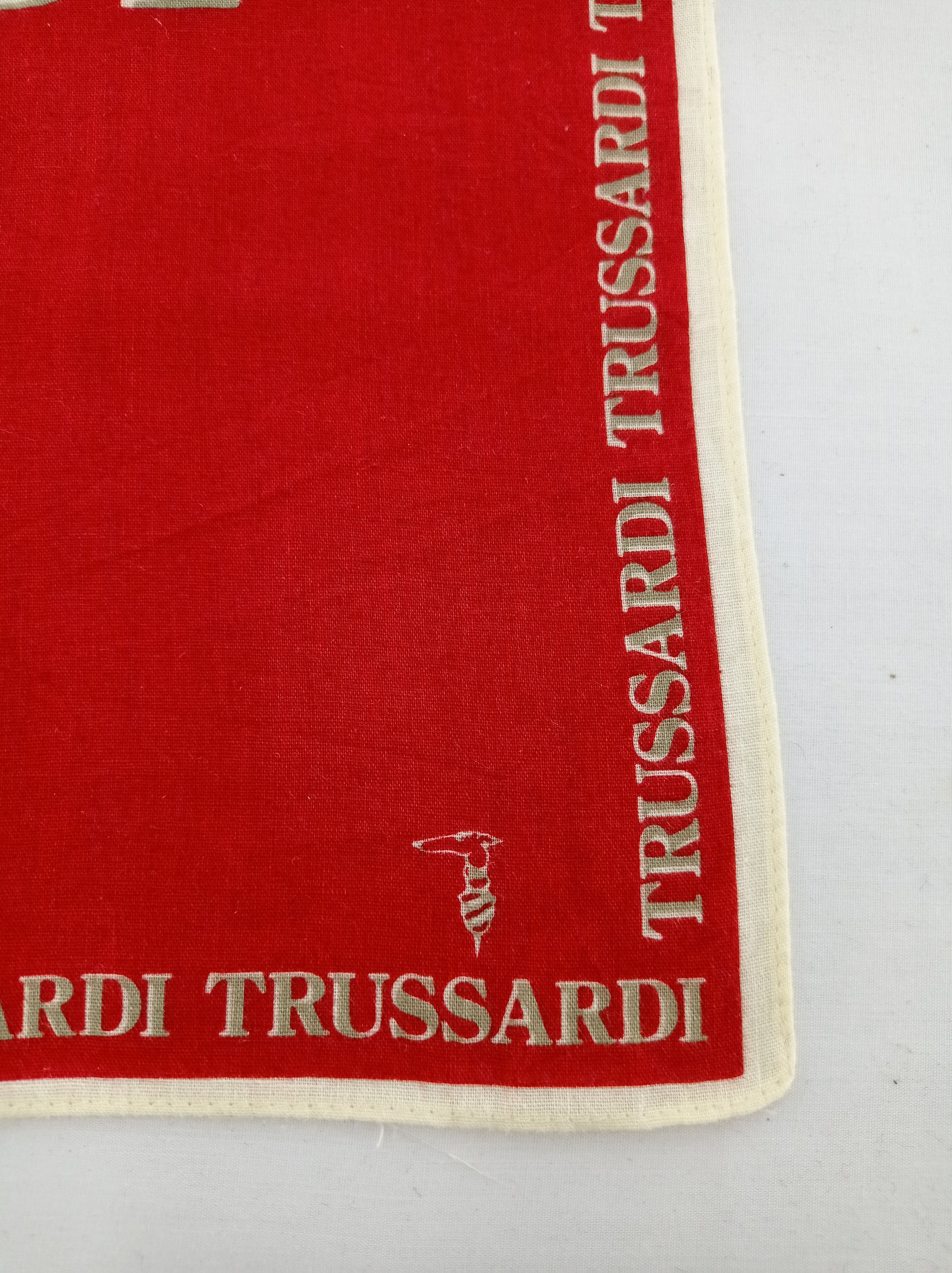 Trussardi × Vintage Vintage Trussardi Handkerchief / Neckwear / Bandana Size ONE SIZE - 4 Thumbnail