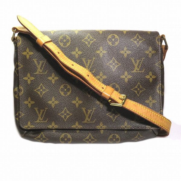 Louis Vuitton Louis Vuitton Musette Tango Short Bag M51257 Canvas Crossbody Bag M51257 in Brown, Women's