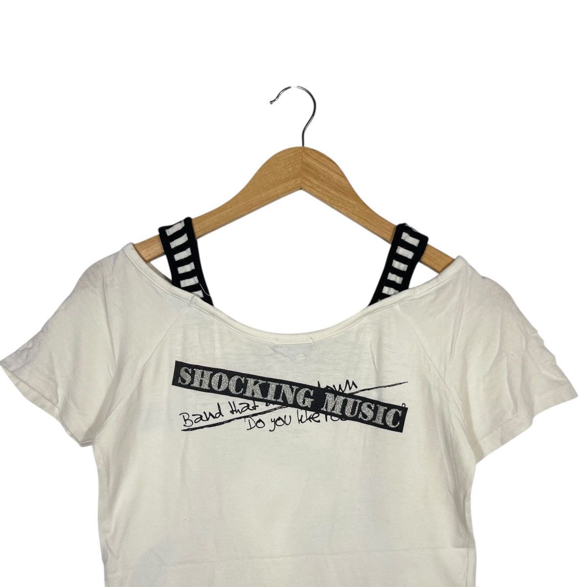 Vintage Cornflake Strike Zone Shocking Music Graphic Layered Tee Size M / US 6-8 / IT 42-44 - 5 Thumbnail