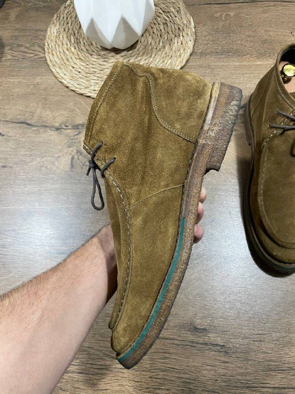 Other UIt Ormeda hand made italy mens suede ancle boots Size US 11 / EU 44 - 4 Thumbnail