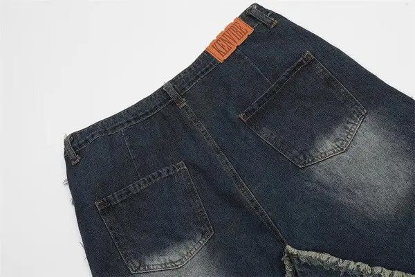 Jean Komura x aoka American Star Embroidery Jean Shorts Size US 29 - 3 Thumbnail