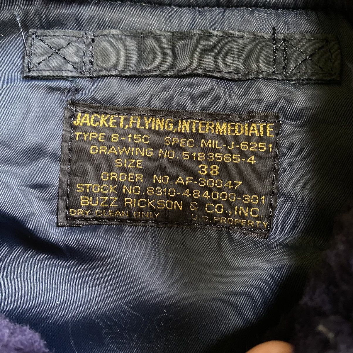Buzz Rickson's 💥BUZZ RICKSONS L-2B USAF AVIATION RIOT BOMBER JACKET Size US M / EU 48-50 / 2 - 7 Thumbnail