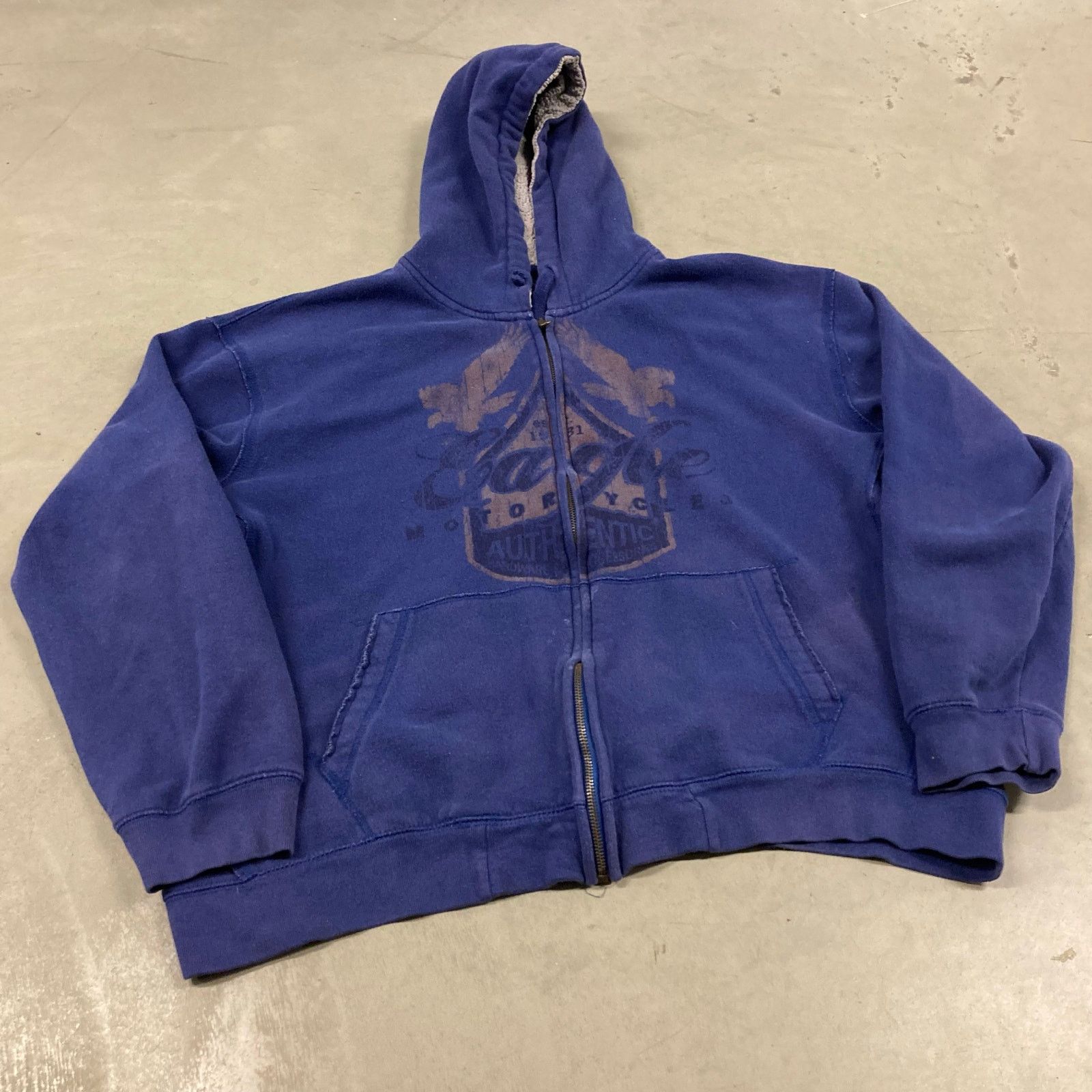 Vintage vintage y2k ruffhewn boxy hoodie Size US XL / EU 56 / 4 - 1 Thumbnail