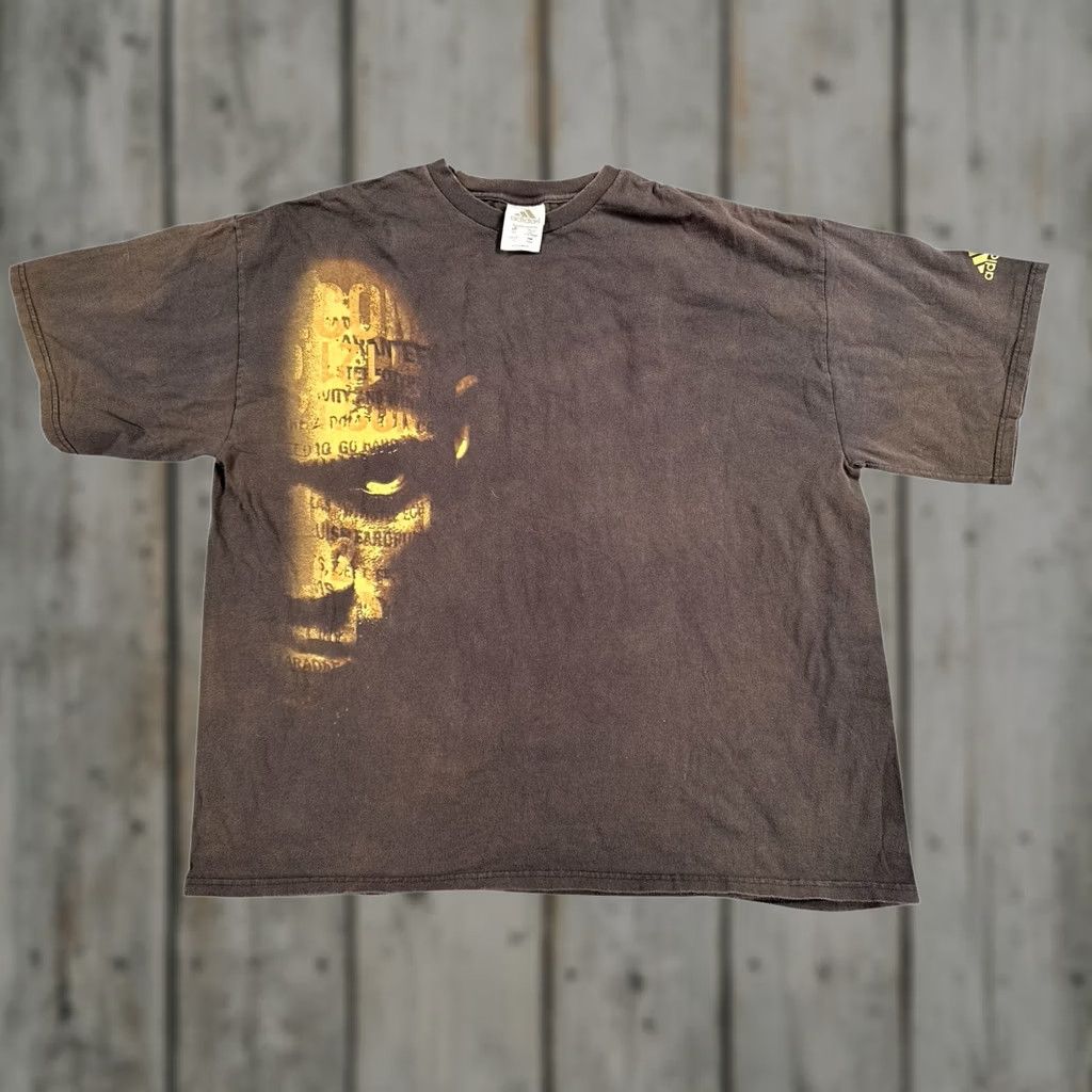 Adidas VINTAGE adidas Basketball Kevin Garnett T Shirt Mens 2XL Black Y2K Big Portrait Size US XXL / EU 58 / 5 - 1 Thumbnail