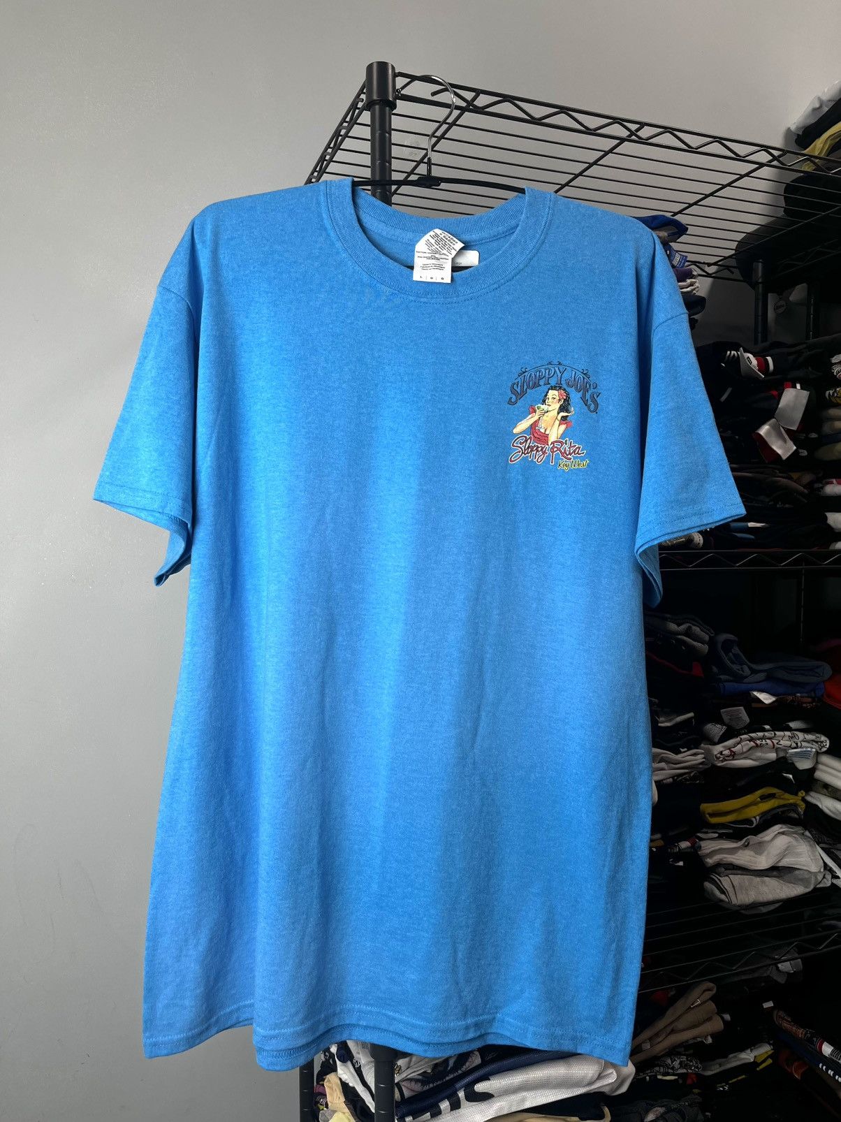Vintage Vintage Sloppy Joes Sexy Girl Pin Up T Shirt Cowboy Western Size US L / EU 52-54 / 3 - 2 Thumbnail