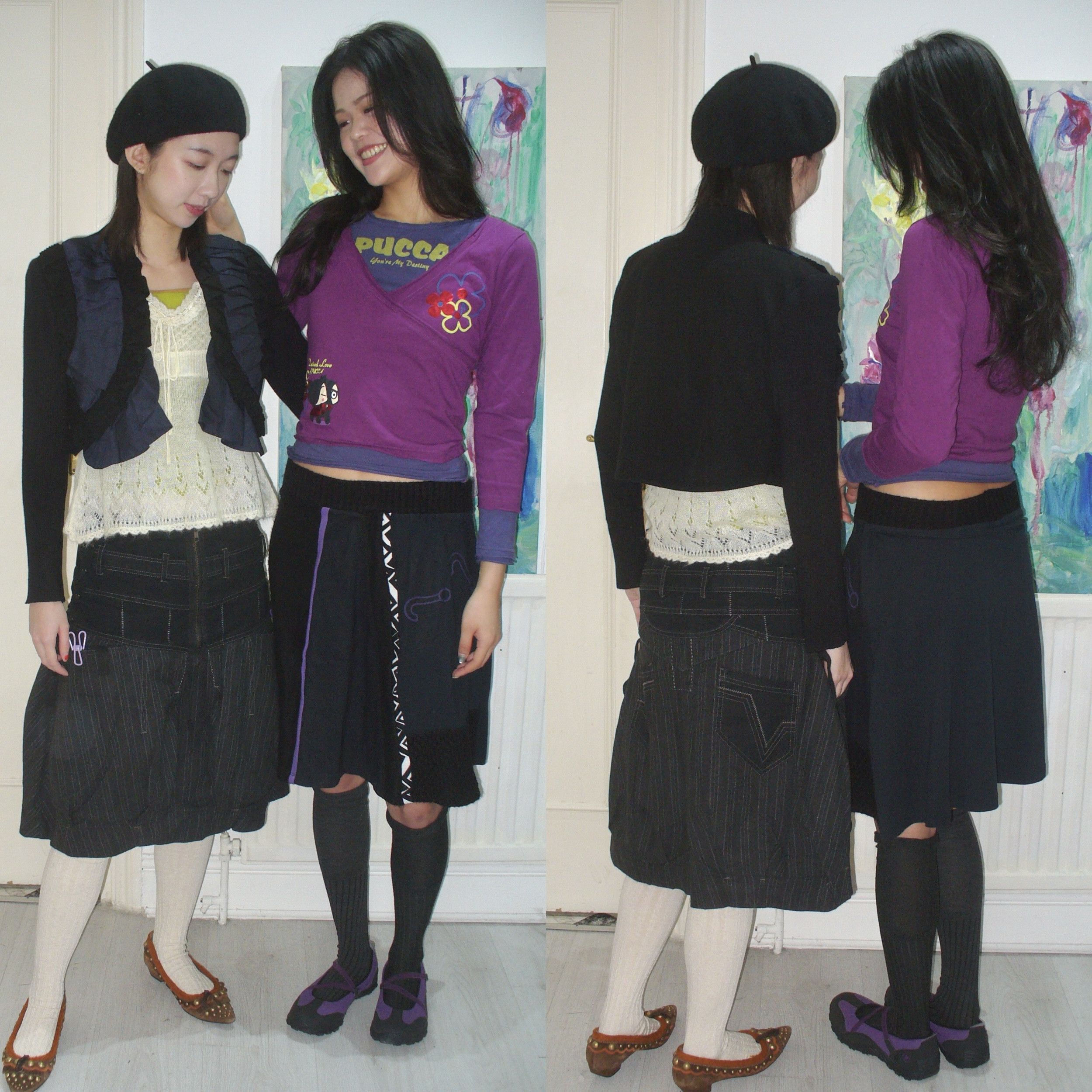 Other playful skirt with question mark and asymmetrical design Size 27" / US 4 / IT 40 - 7 Thumbnail