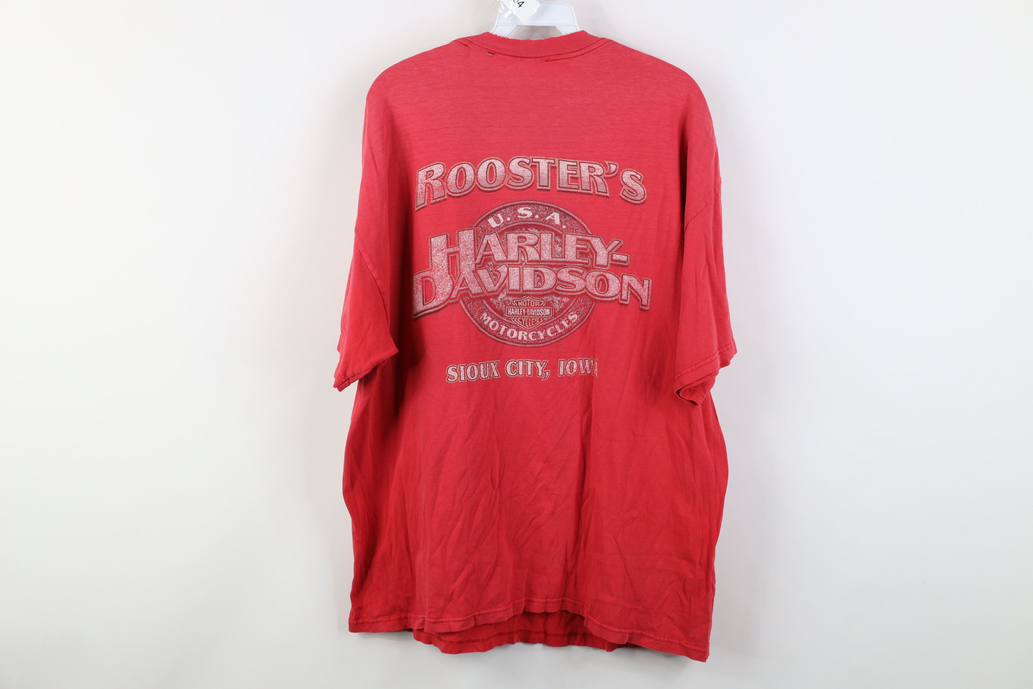 Harley Davidson Vintage Y2K Harley Davidson Spell Short Sleeve T-Shirt Red Size US XL / EU 56 / 4 - 13 Thumbnail