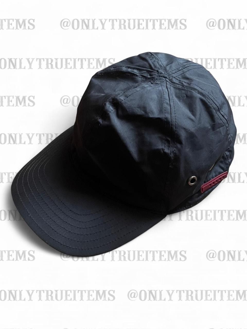 Prada 2000s prada sport red tab nylon cap Size ONE SIZE - 2 Thumbnail
