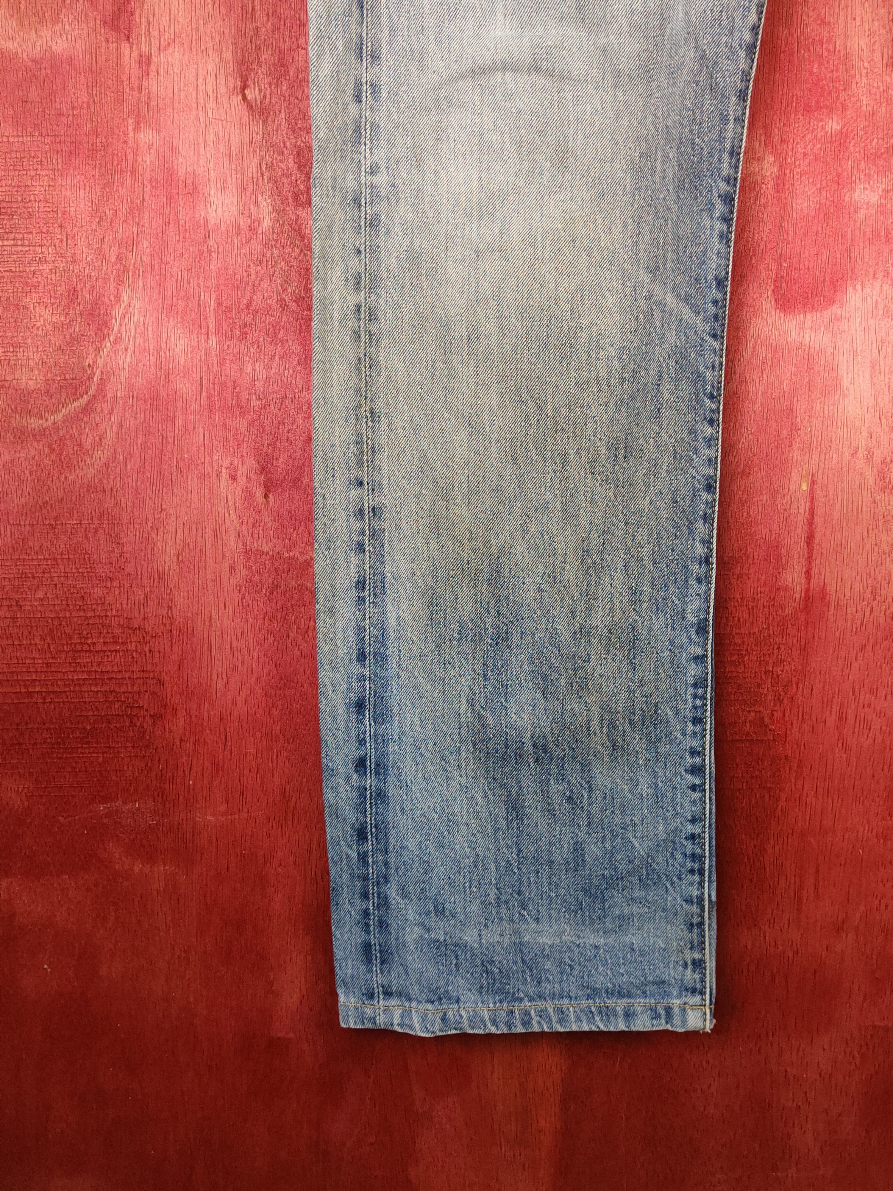 Japanese Brand Uniqlo Blue Faded Distressed Ripped Jeans #S1704 Size US 34 / EU 50 - 4 Thumbnail