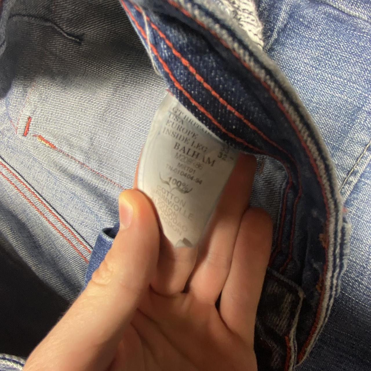 Pepe Jeans 00s Pepe Jeans Distressed Jeans Navy 34" Size US 34 / EU 50 - 7 Thumbnail