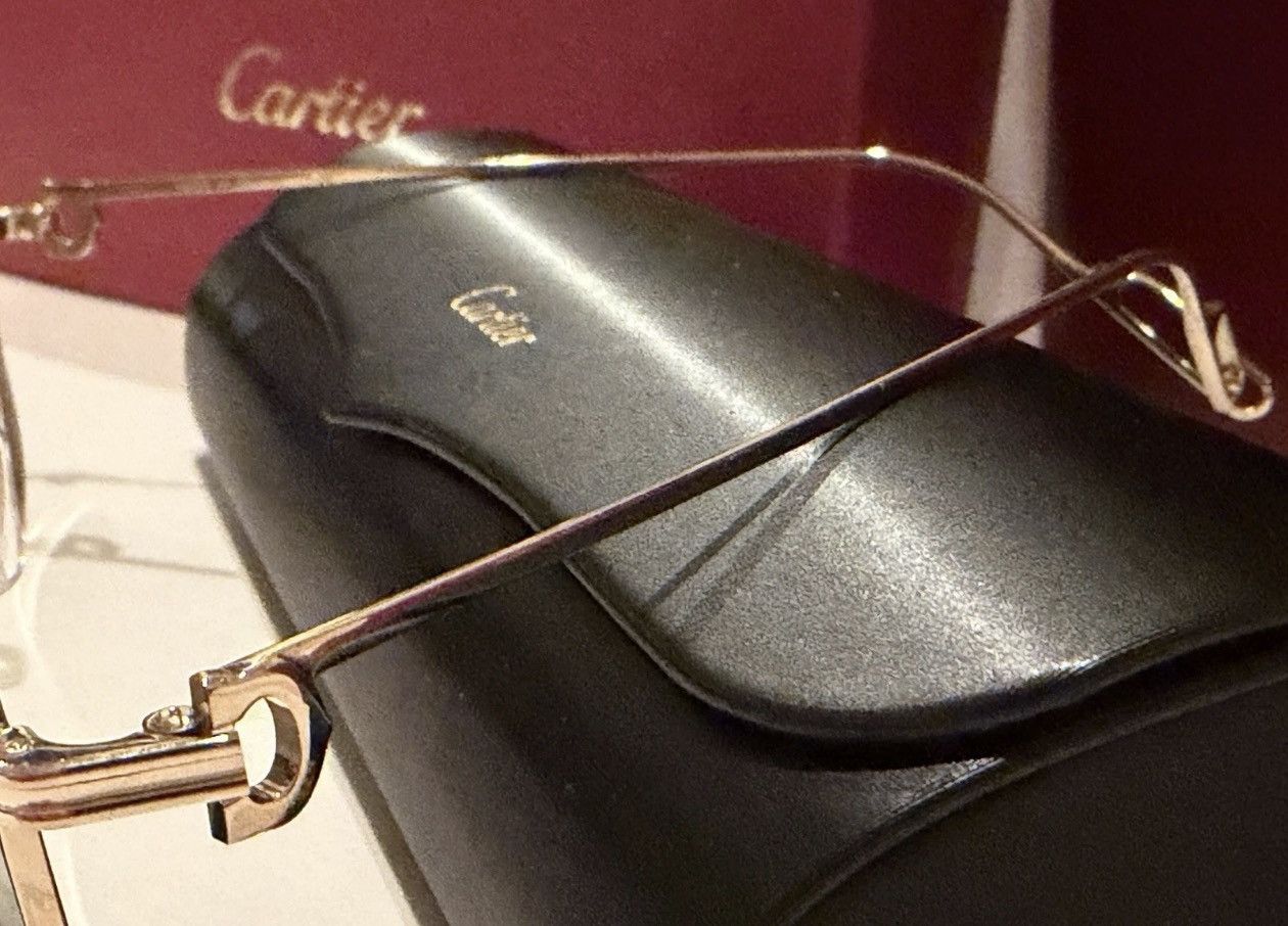 Cartier Cartier gold aviator sunglasses, CT0110S, Authentic With Box Size ONE SIZE - 10 Thumbnail