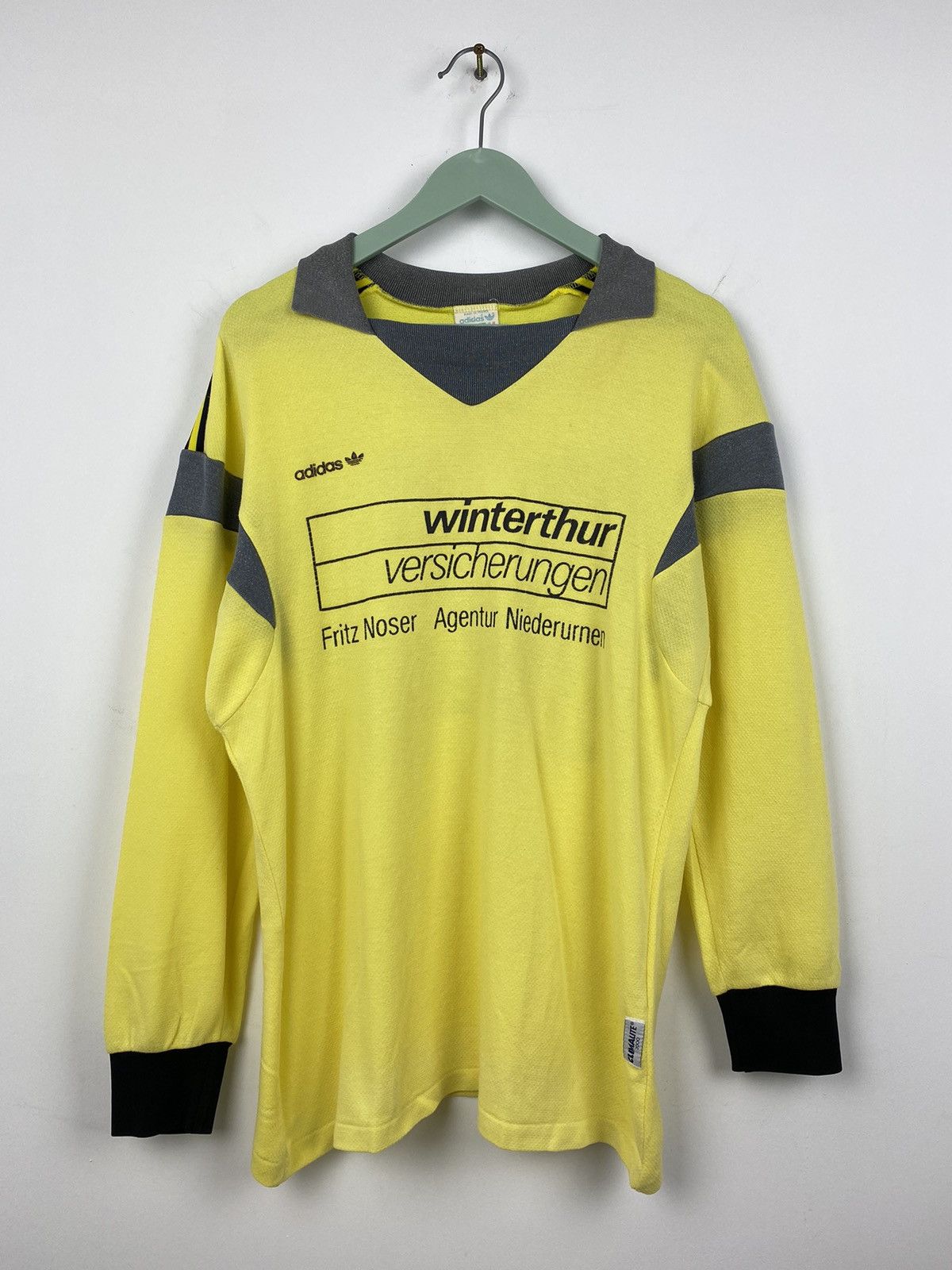 Adidas Vintage Adidas Winterthur #14 1980s Ventex Soccer Jersey PSG Size US L / EU 52-54 / 3 - 2 Thumbnail