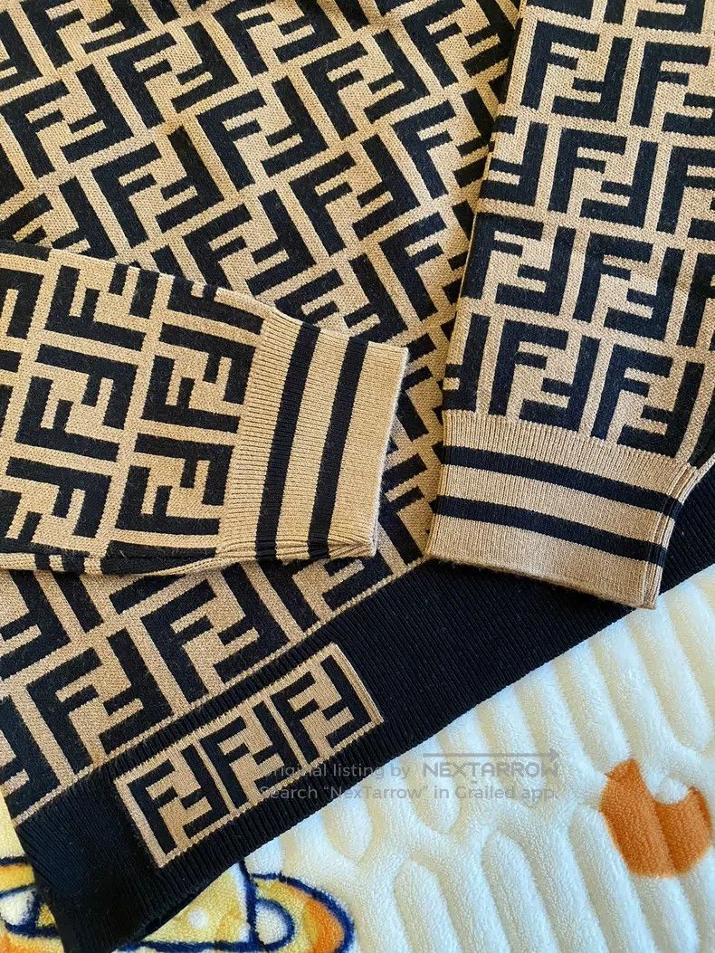 Fendi Fendi Old flower letter sweater Size S / US 4 / IT 40 - 2 Thumbnail