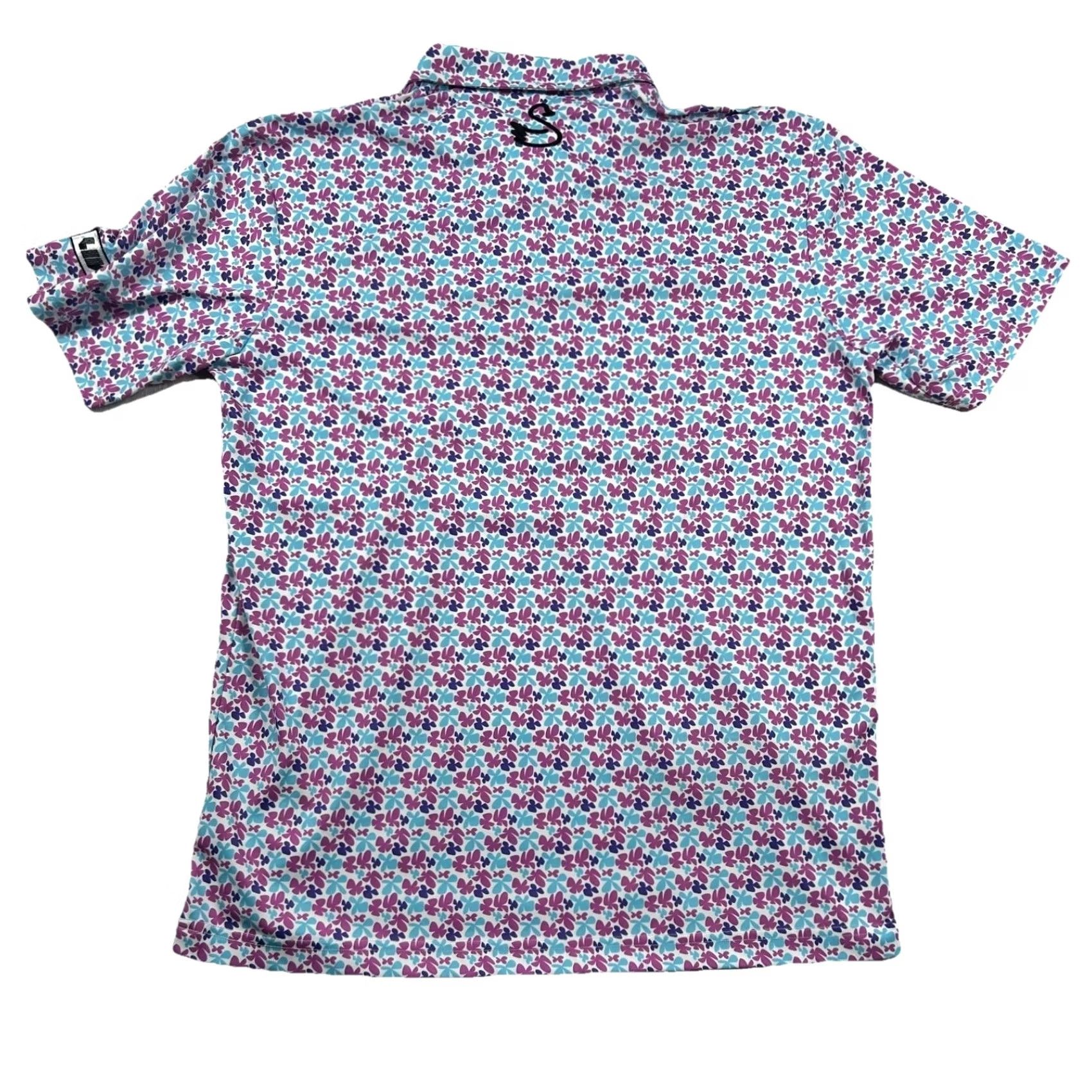 Vintage Swannies Shirt Mens M Polo LIV Golf RangeGoats Floral Bubba Watson Size US M / EU 48-50 / 2 - 3 Thumbnail