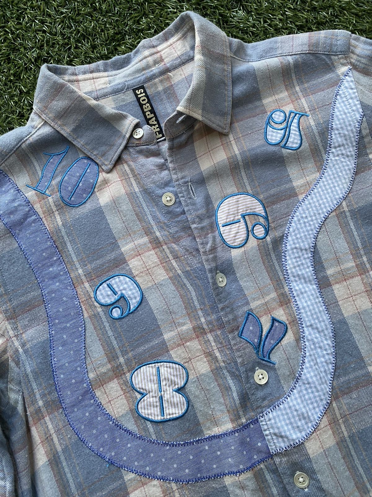 Vintage Frapbois Issey Miyake Numeral Flannel Shirts