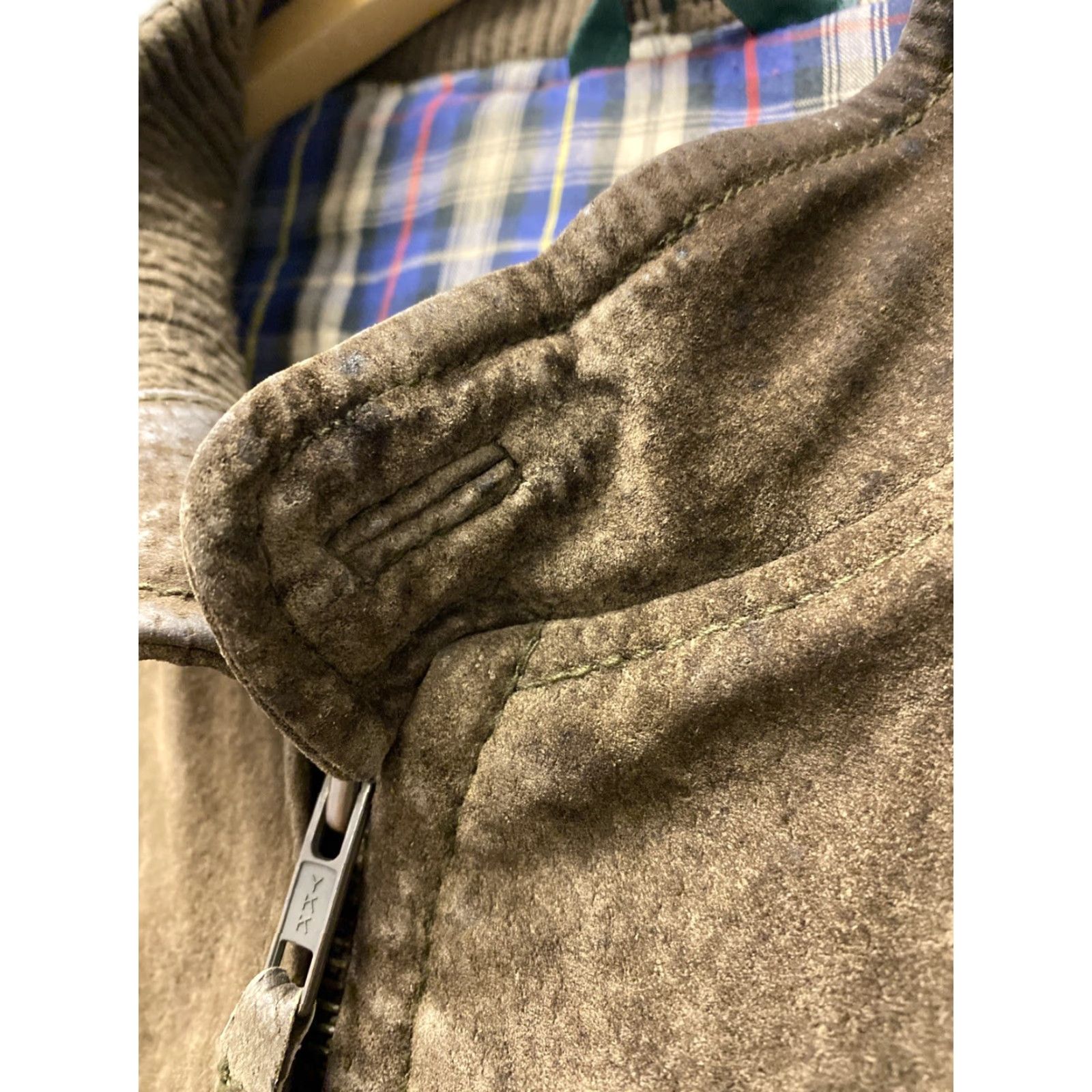 Vintage Field & Stream Men's Bomber Jacket M Suede Leather Brown Lined /0062 Size US M / EU 48-50 / 2 - 6 Thumbnail