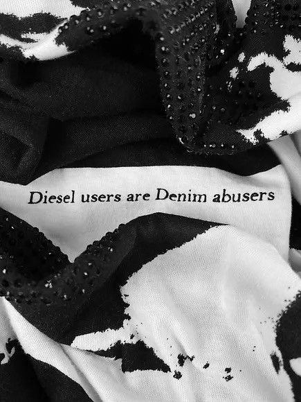 Diesel × Vintage 00s Diesel 'Losers' Studded Face Negative Longsleeve Shirt Size US L / EU 52-54 / 3 - 3 Thumbnail