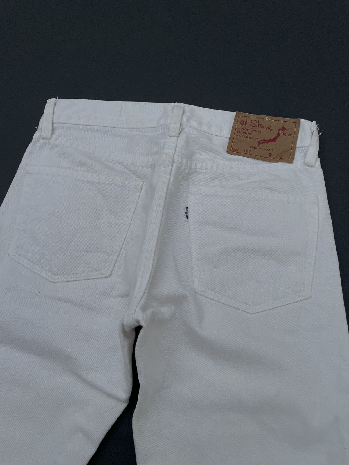 Orslow OrSlow 107 Slim Fit White Size US 29 - 10 Thumbnail