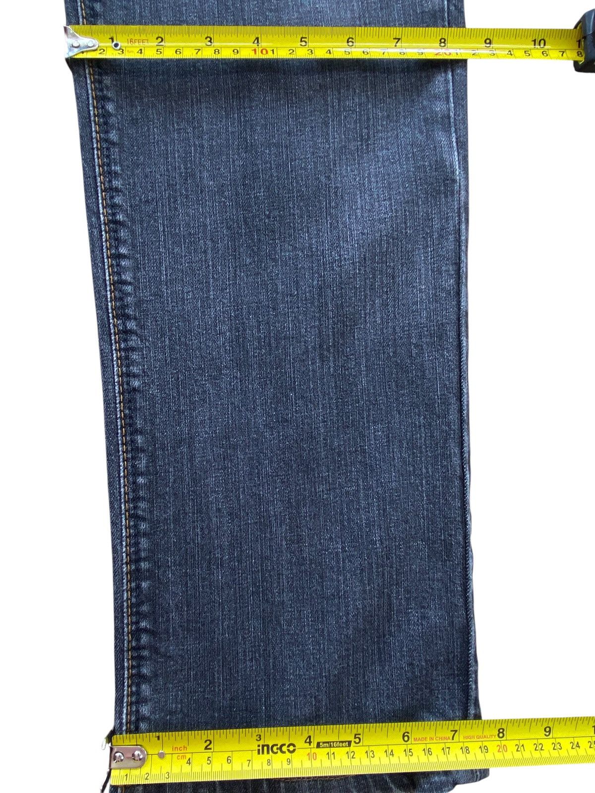 Edwin Edwin Blue Wash Style Straight Leg Jeans Size US 35 - 9 Thumbnail