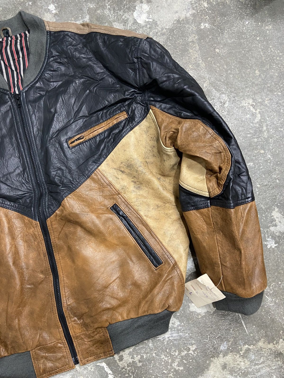 Genuine Leather JACKSON SHEEP LEATHER JACKET. Size US L / EU 52-54 / 3 - 3 Thumbnail