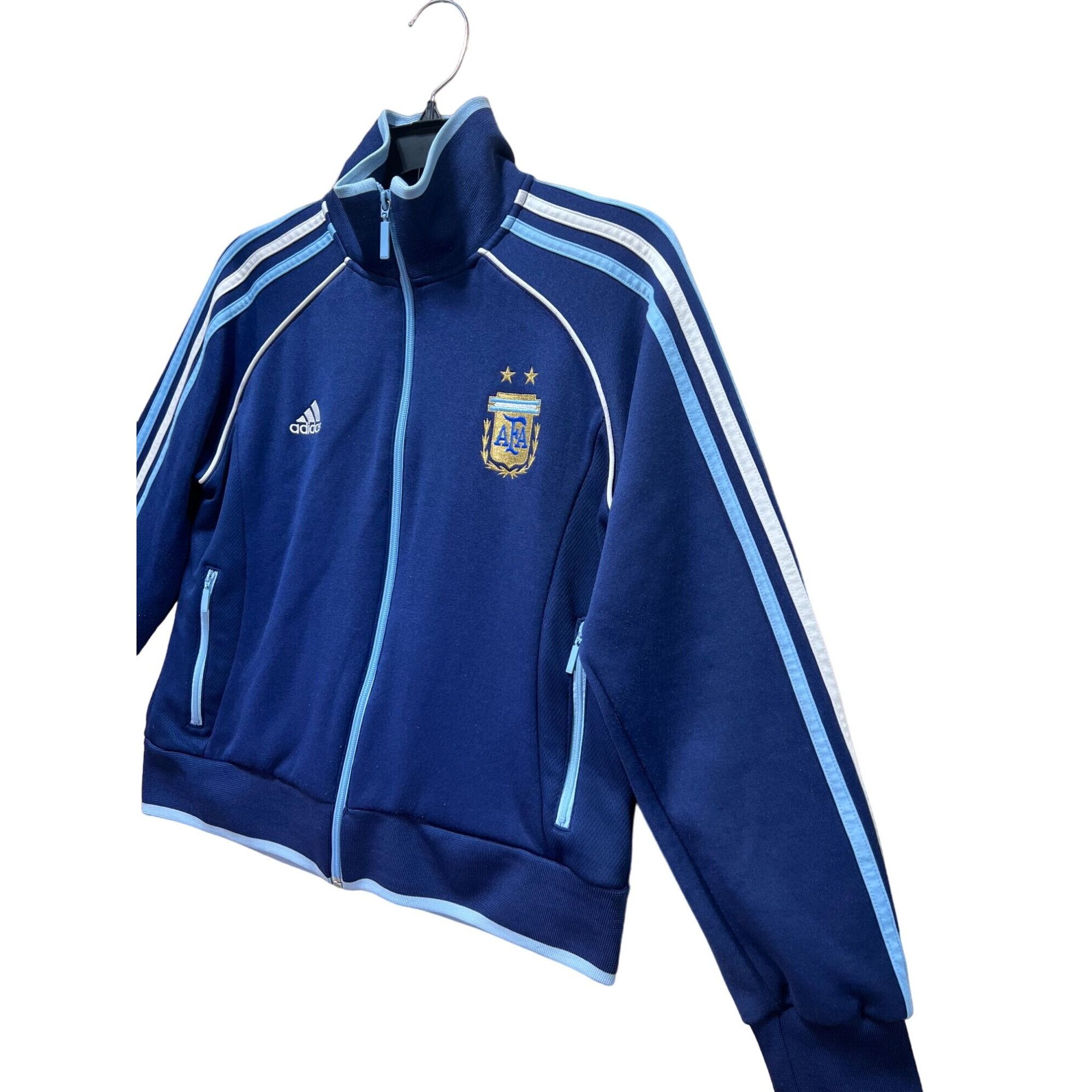 Adidas Adidas - Women's Long Sleeve Sweatshirt - Blue - Large Size L / US 10 / IT 46 - 12 Thumbnail