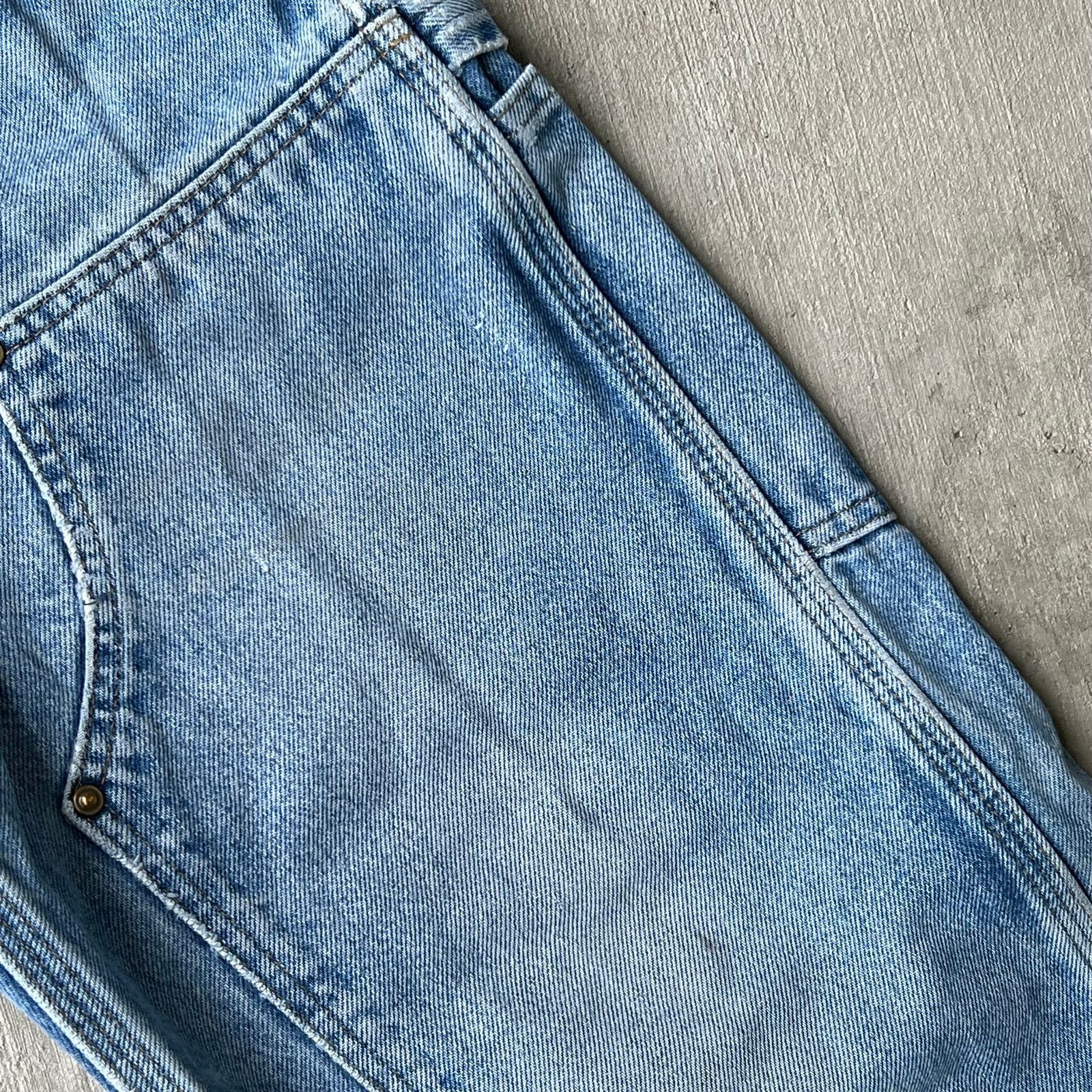 Carhartt × Vintage Carhartt denim blue jeans double knee work carpenter pants Size US 29 - 11 Thumbnail